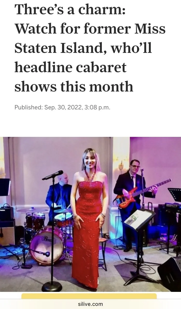 Ryan sings at 54 Below - The Hilton's Rooftop Above - & at Bocelli