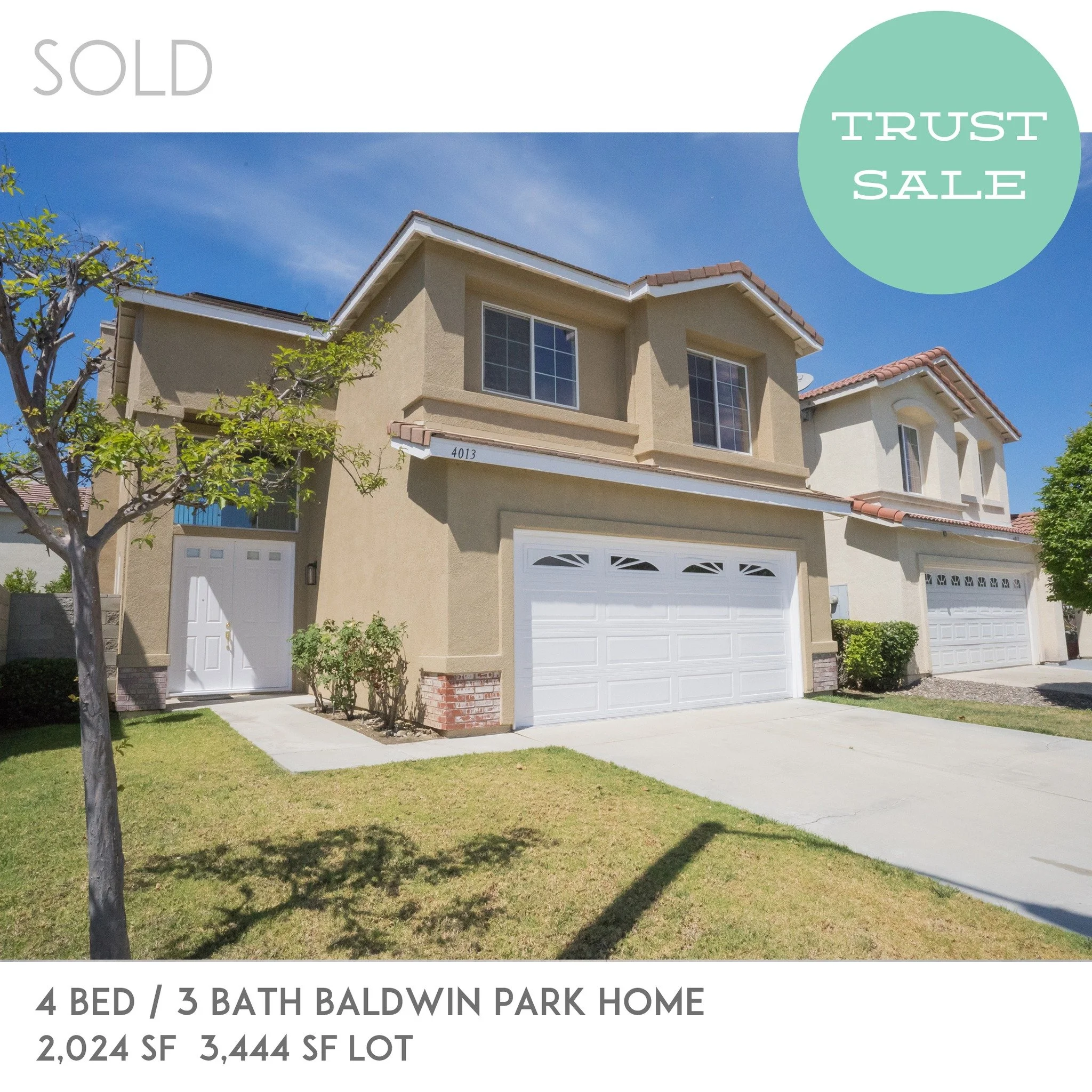 SOLD: 4013 Kenmore in Baldwin Park. Wishing the buyers the best on their big step forward, and congrats to the sellers on a successful sale! Multiple offers above the asking price. Sold for $870,000 with less than 14 days on the market

Sold by:
Adam