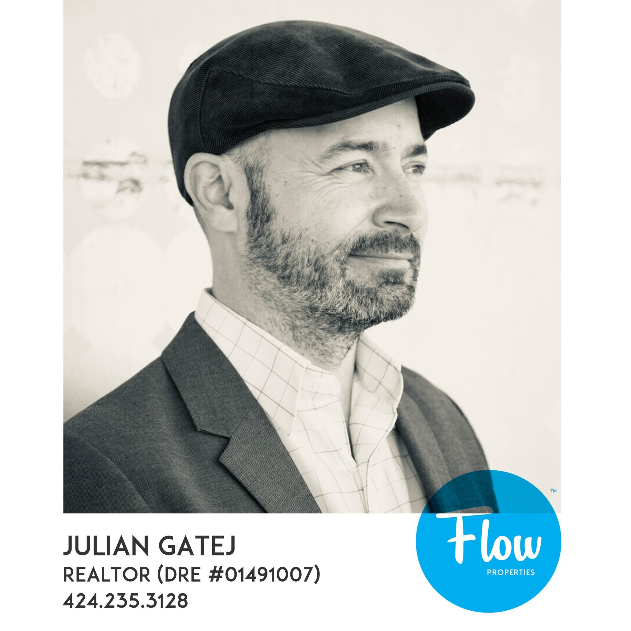 Welcoming Julian Gatej to the Flow Properties team! Julian brings 21 years experience working luxury residential in Malibu, Pacific Palisades, and Santa Monica. Happy to have him aboard.

Julian Gatej
(424)235-3128
DRE # 01491007