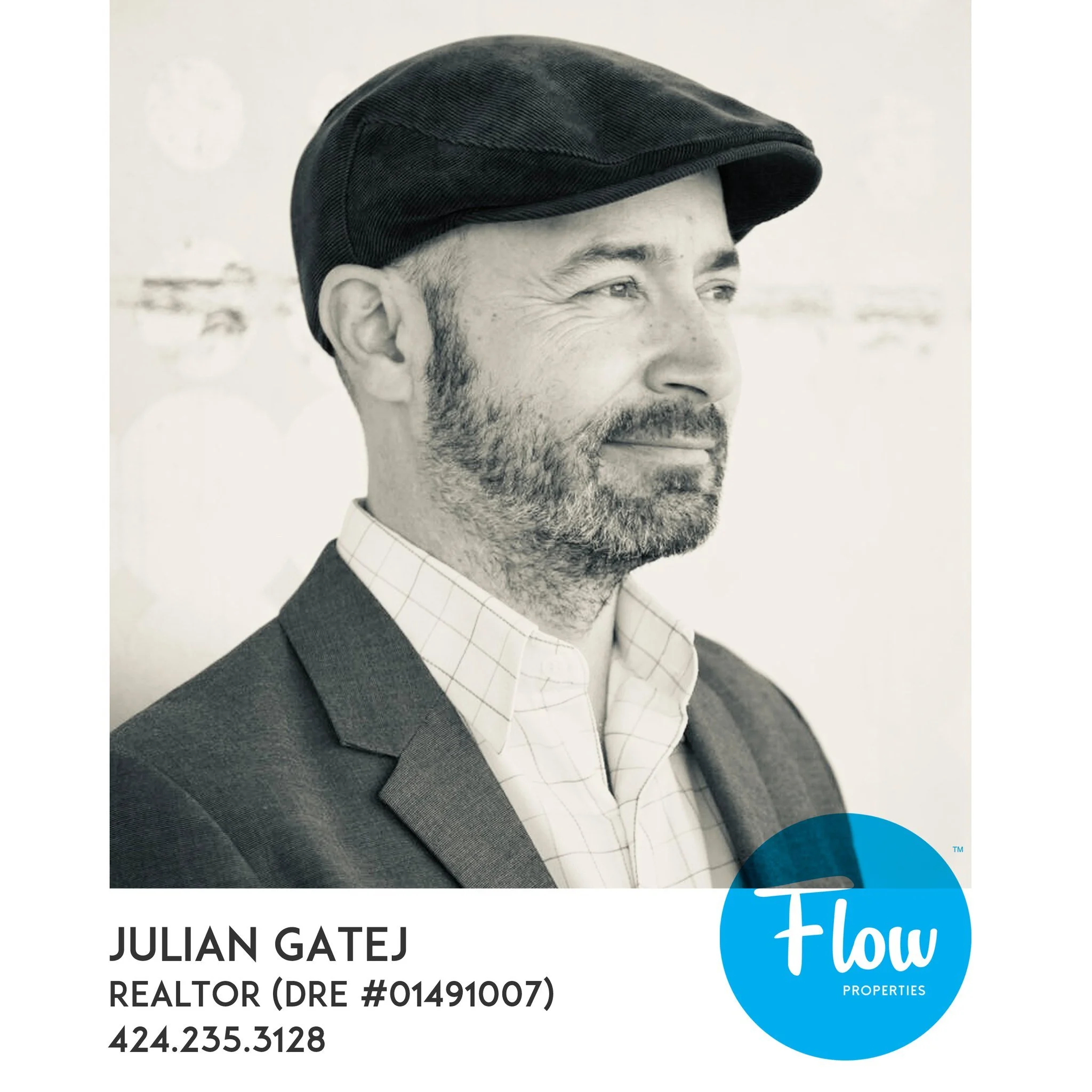 Welcoming Julian Gatej to the Flow Properties team! Julian brings 21 years experience working luxury residential in Malibu, Pacific Palisades, and Santa Monica. Happy to have him aboard.

Julian Gatej
(424)235-3128
DRE # 01491007