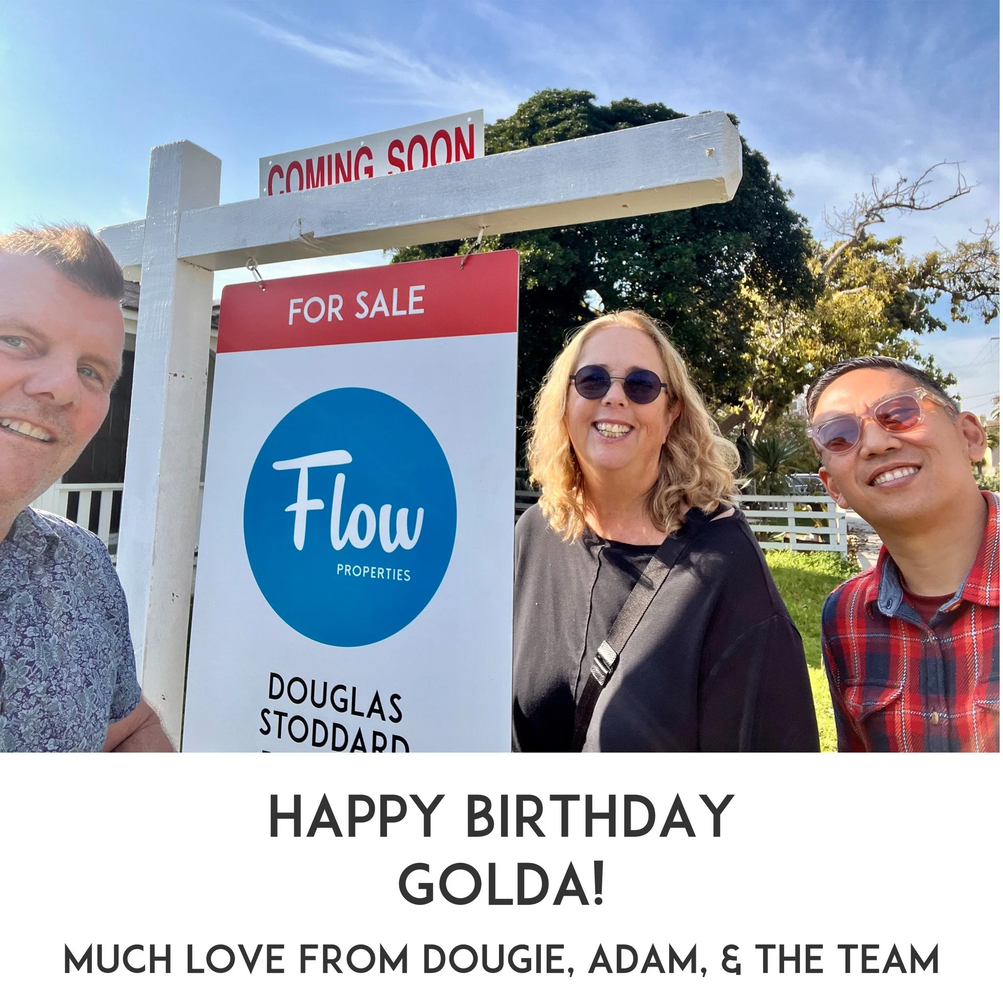 Wishing our friend, beloved guide, and teammate the great Golda Savage the best Birthday! From a butchers daughter to screenwriter, to legendary Venice Beach agent, Golda has lived many lives. Cheers to a great Birthday and many more to come!

With l