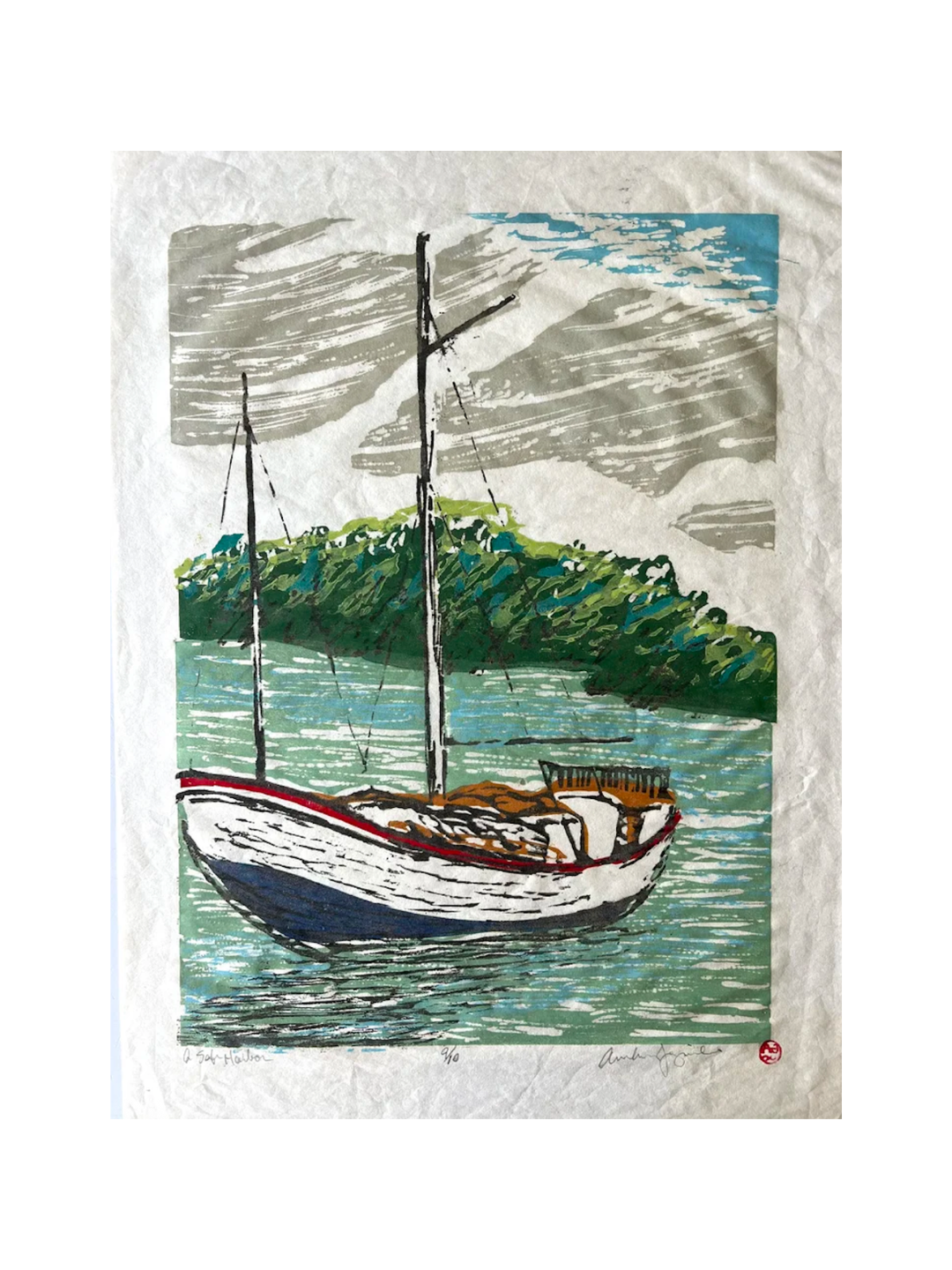 Sailing boat scene_Andrew Jagniecki_printmaking art.png