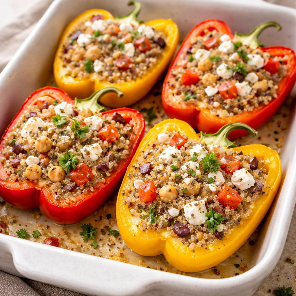 Mediterranean Stuffed Peppers