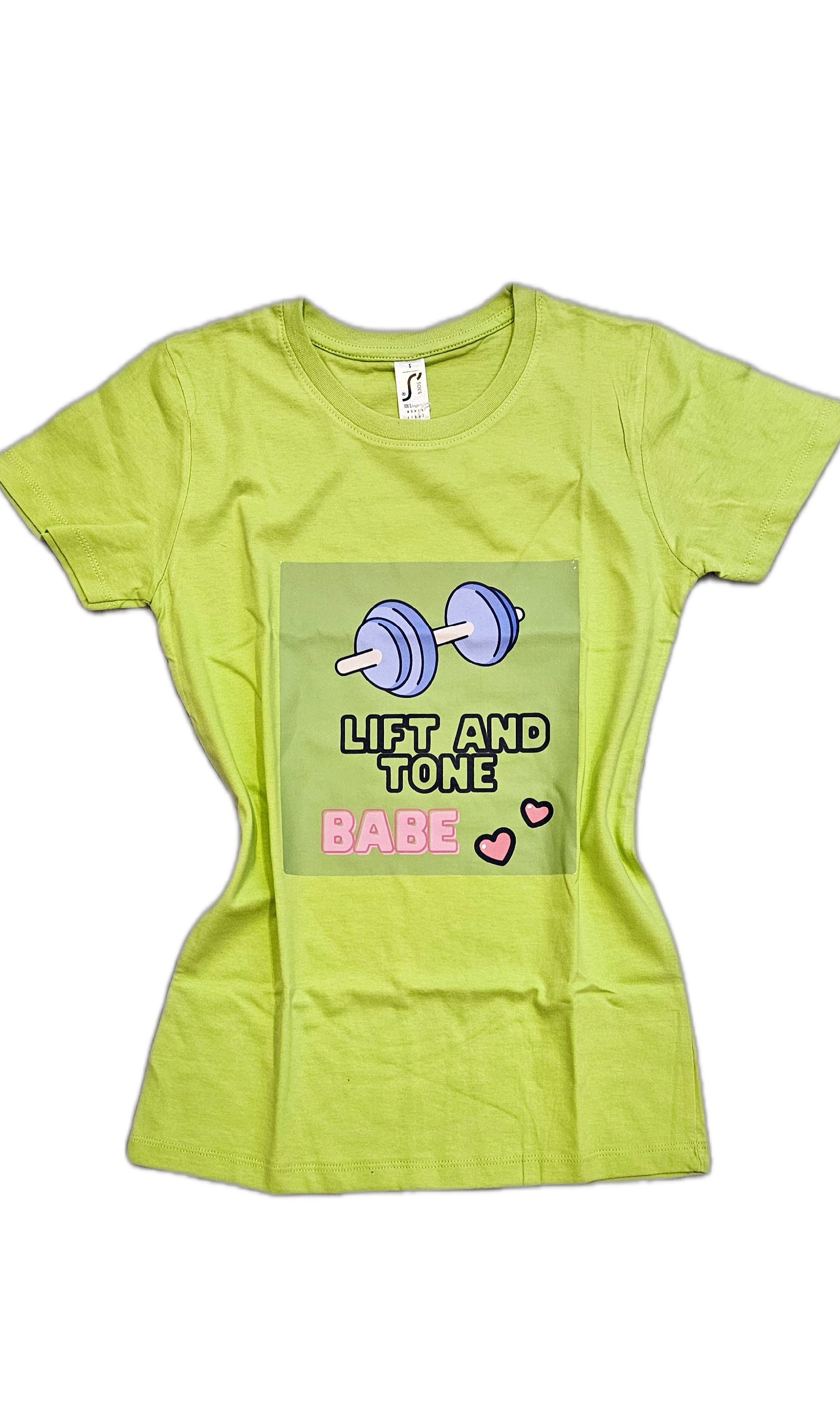 Lift & Tone Babe T-Shirt | Women’s Fitness Tee | Gym & Lifestyle Wear