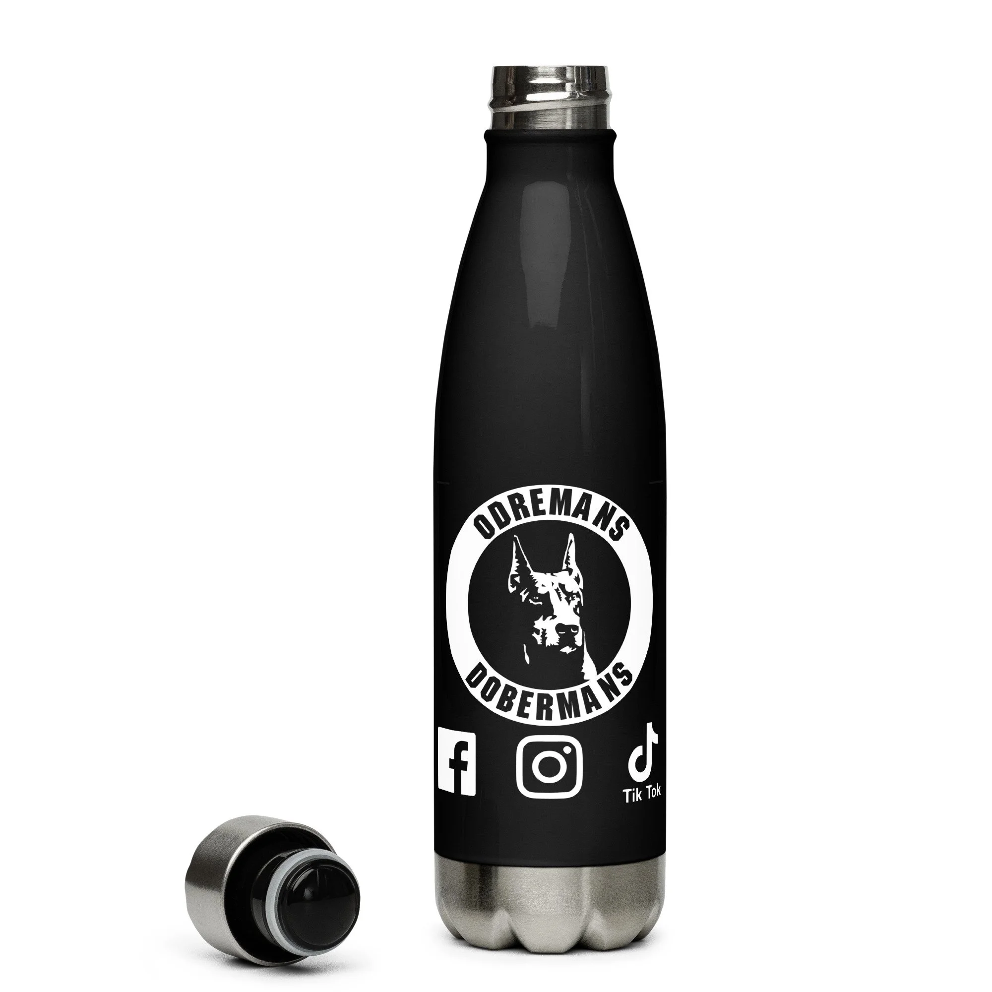 Stainless steel water bottle - Odreman's Dobermans