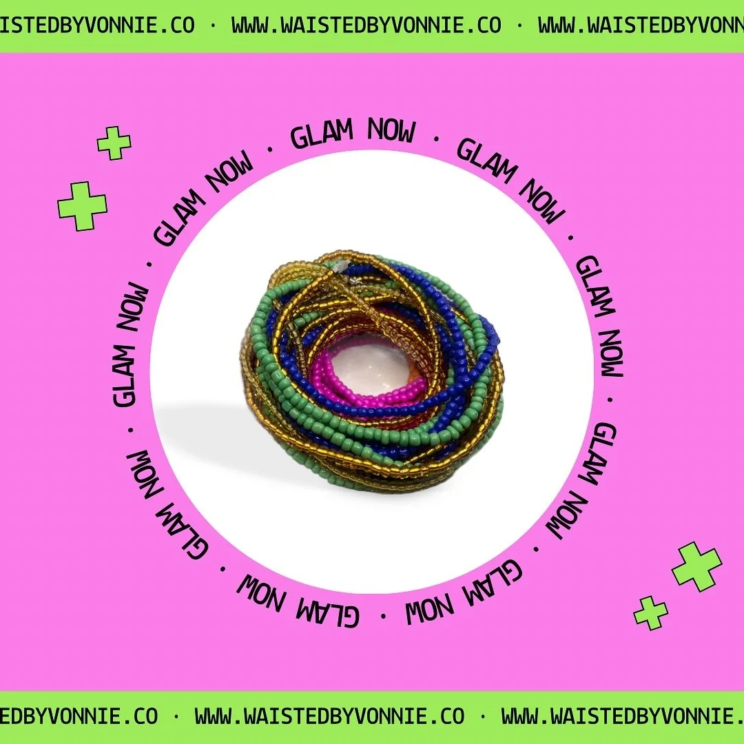 Keep your friends close, and your waist beads closer🪄🧜🏽‍♀️🔮🧚🏽
My website is live doll🫶🏾So Glam Now✨
.
.
#waistedbyvonnie #handmadejewelry #beadedjewelry #handmade #banglescollection #banglestack #bangledesign #anklets #waistbeads #waistb