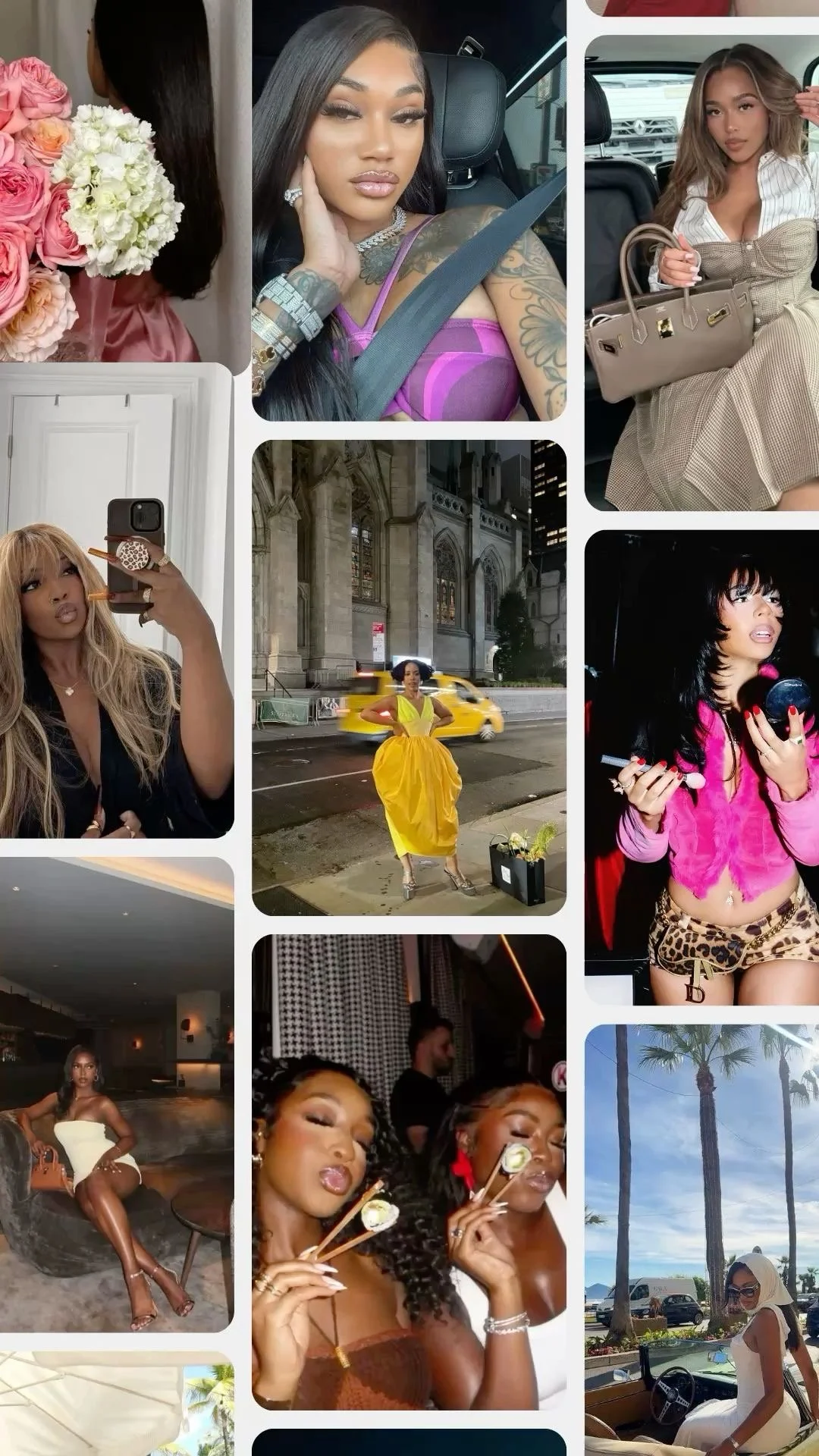Pinterest mood board aesthetic