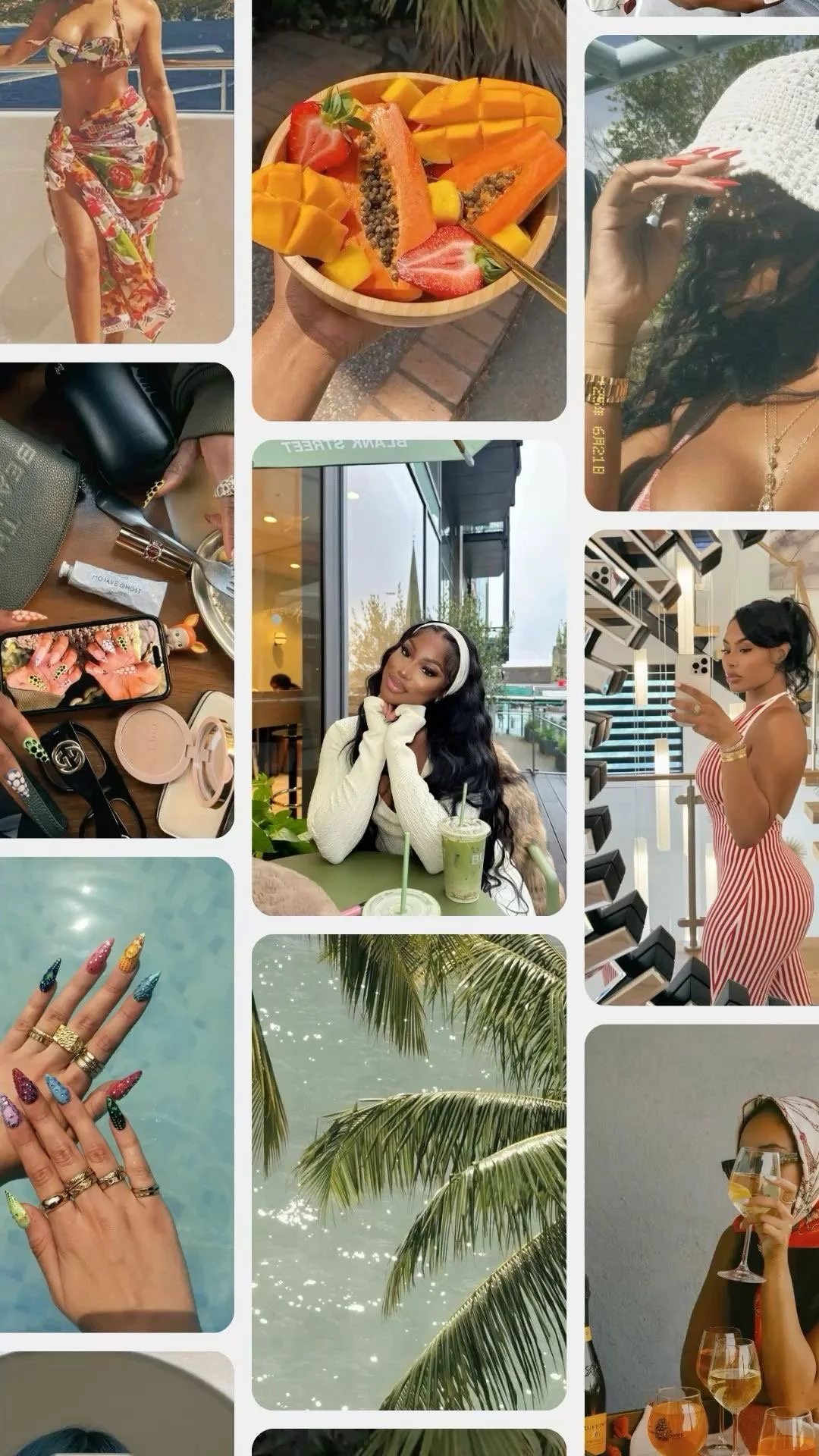 Pinterest mood board aesthetic