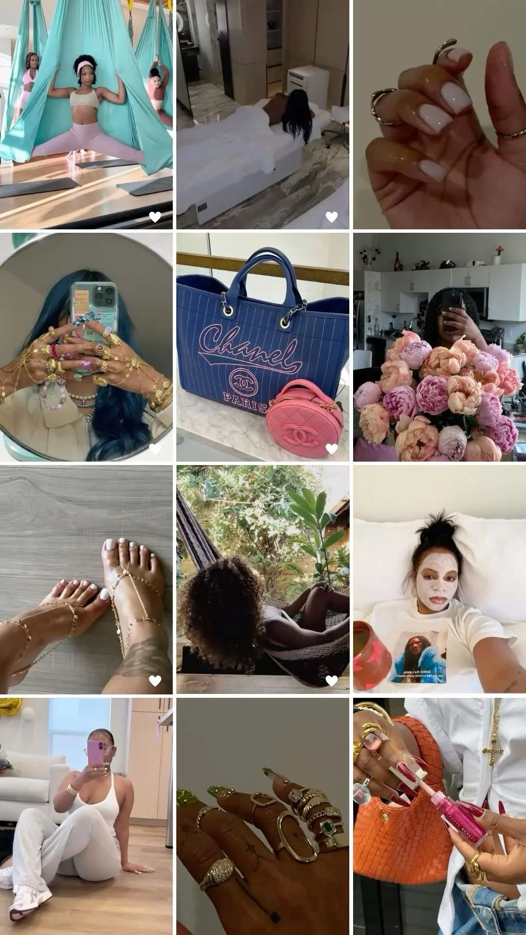 Instagram mood board aesthetic