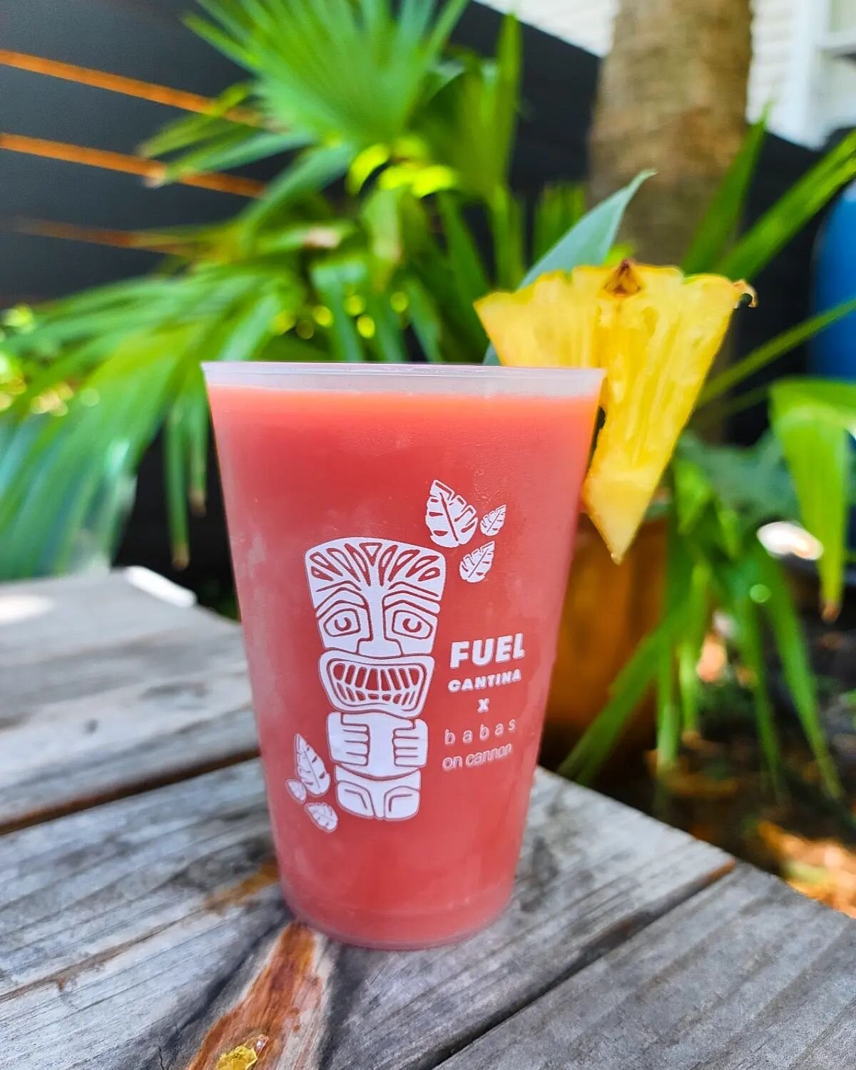 🎉*GIVEAWAY*🎉 Good Morning- New Cocktail Alert! 🍹 @fuelcharleston and @babasoncannon have collaborated to make a fun frozen cocktail for the summer! The &quot;Baba Bird&quot; (a riff on the Jungle Bird) is made with @campariofficial, @goslingsrum, 