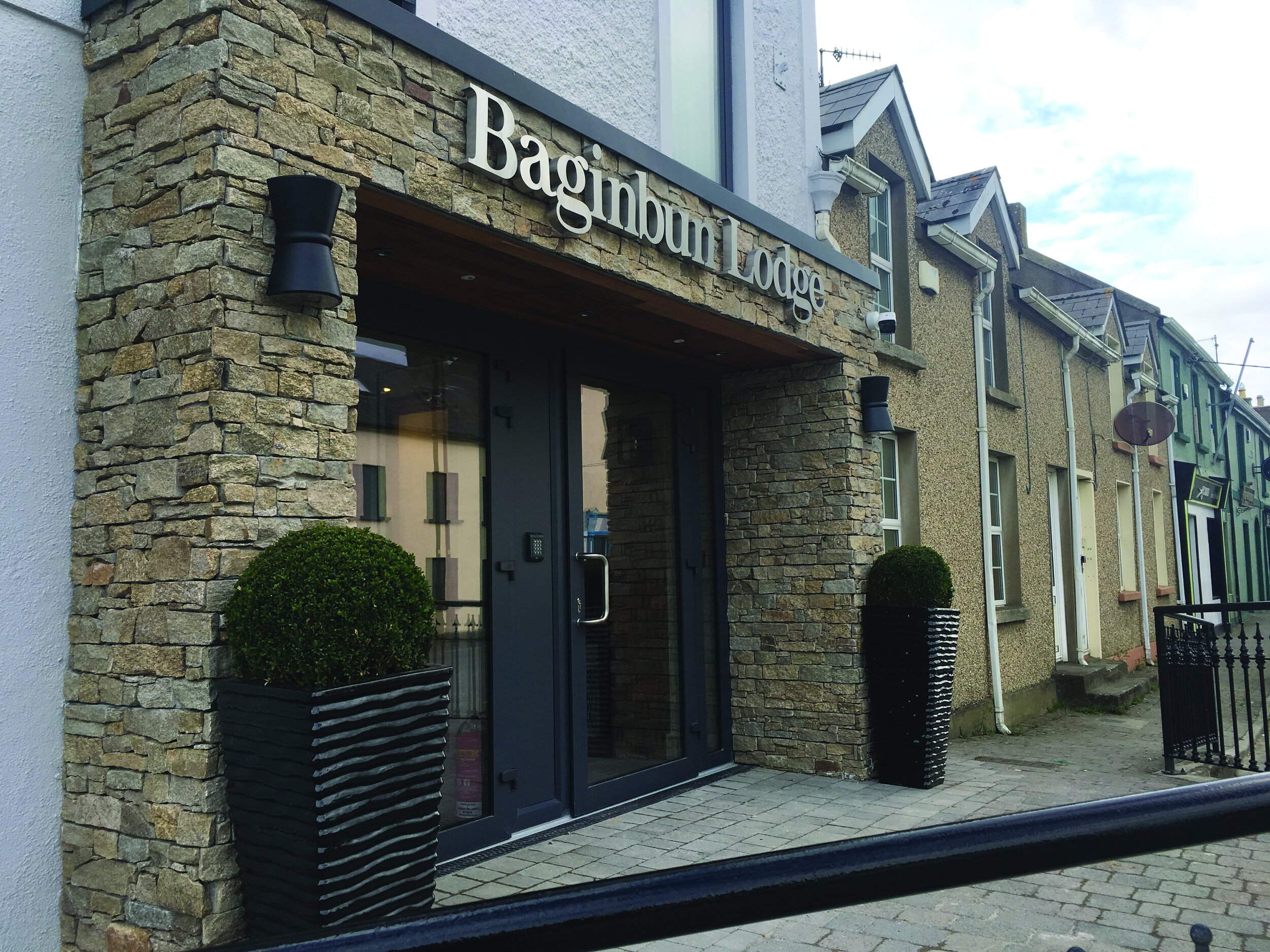 Barrow Signs Ltd supplied and installed these brushed stainless steel letters with a 50mm return depth at the entrance to a new boutique hotel in County Wexford. The choice of signage materials was critical for this project due to its proximity to t