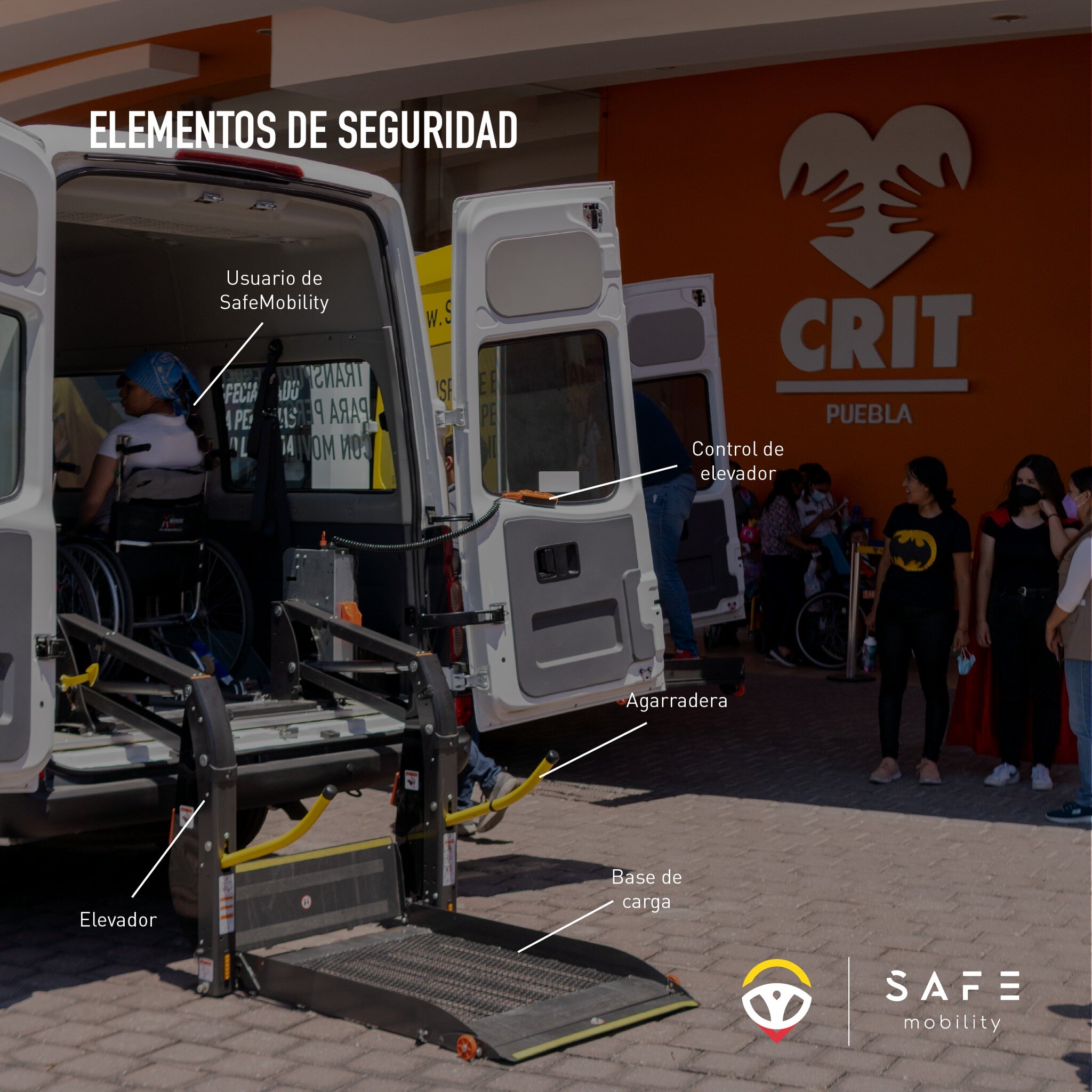 &iquest;Conoces qu&eacute; tipo de caracter&iacute;sticas vienen de serie en todas las camionetas de SafeMobility?

#seguridad #viajeseguro #camioneta #safeapp #transporte #puebla #silladeruedas