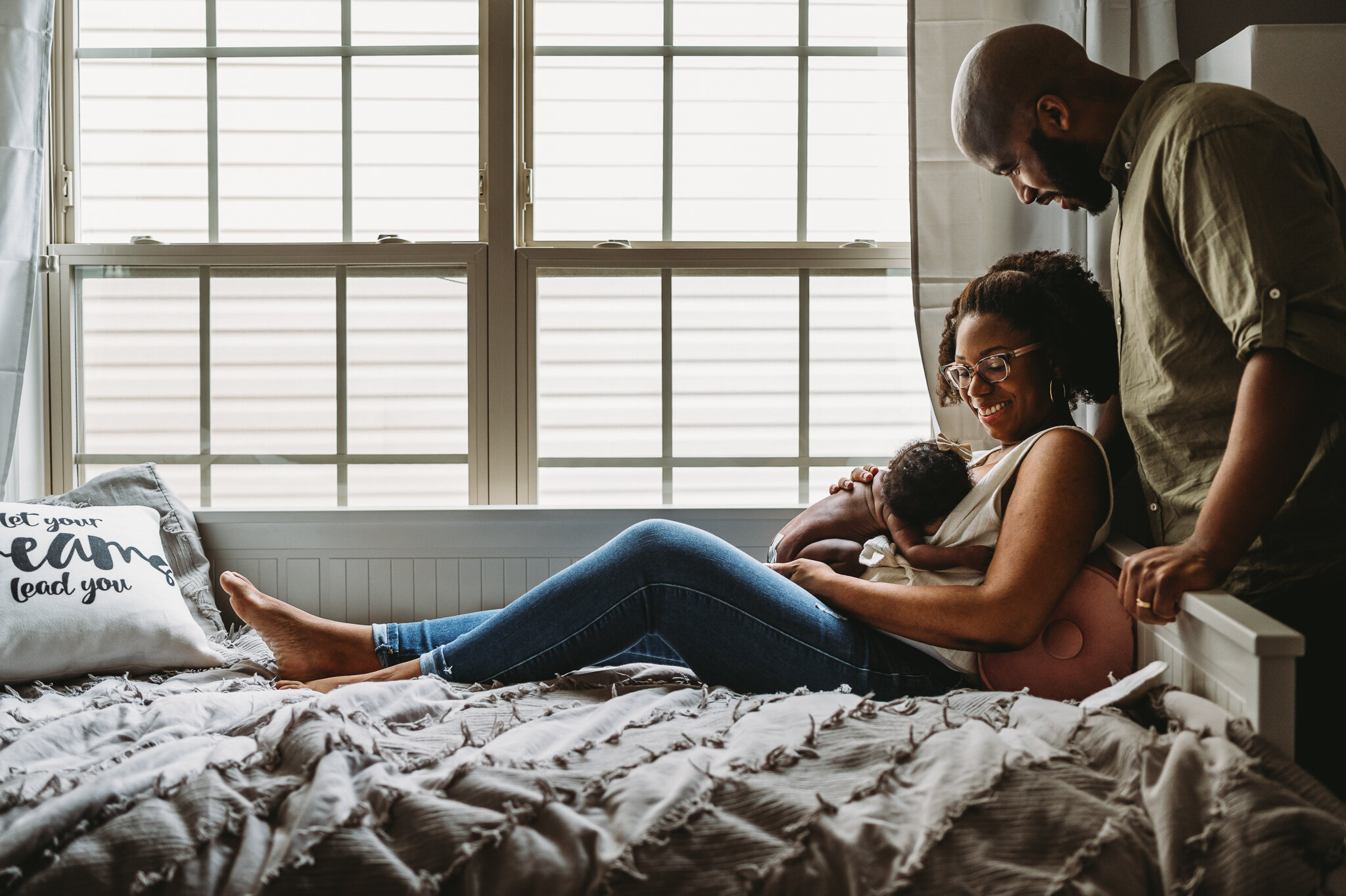 In-home newborn sessions might not be the first thing a family thinks of when they imagine getting those precious moments of their baby documents but hear me out. 

Years down the road my hope is that this little baby asks to see their photos of when