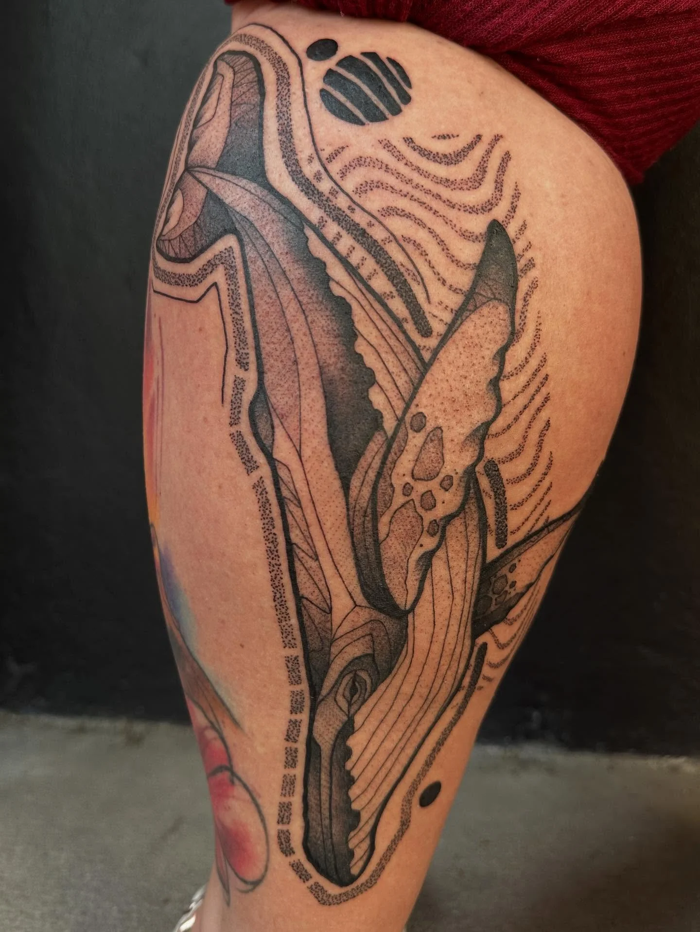 This is what flow state looks like for me. From design to tattoo, every part of this felt like I was in lockstep creatively through the whole process. Amber it was a delight always. Tattoo time available. Big or small. Your idea or mine. DM or Email.