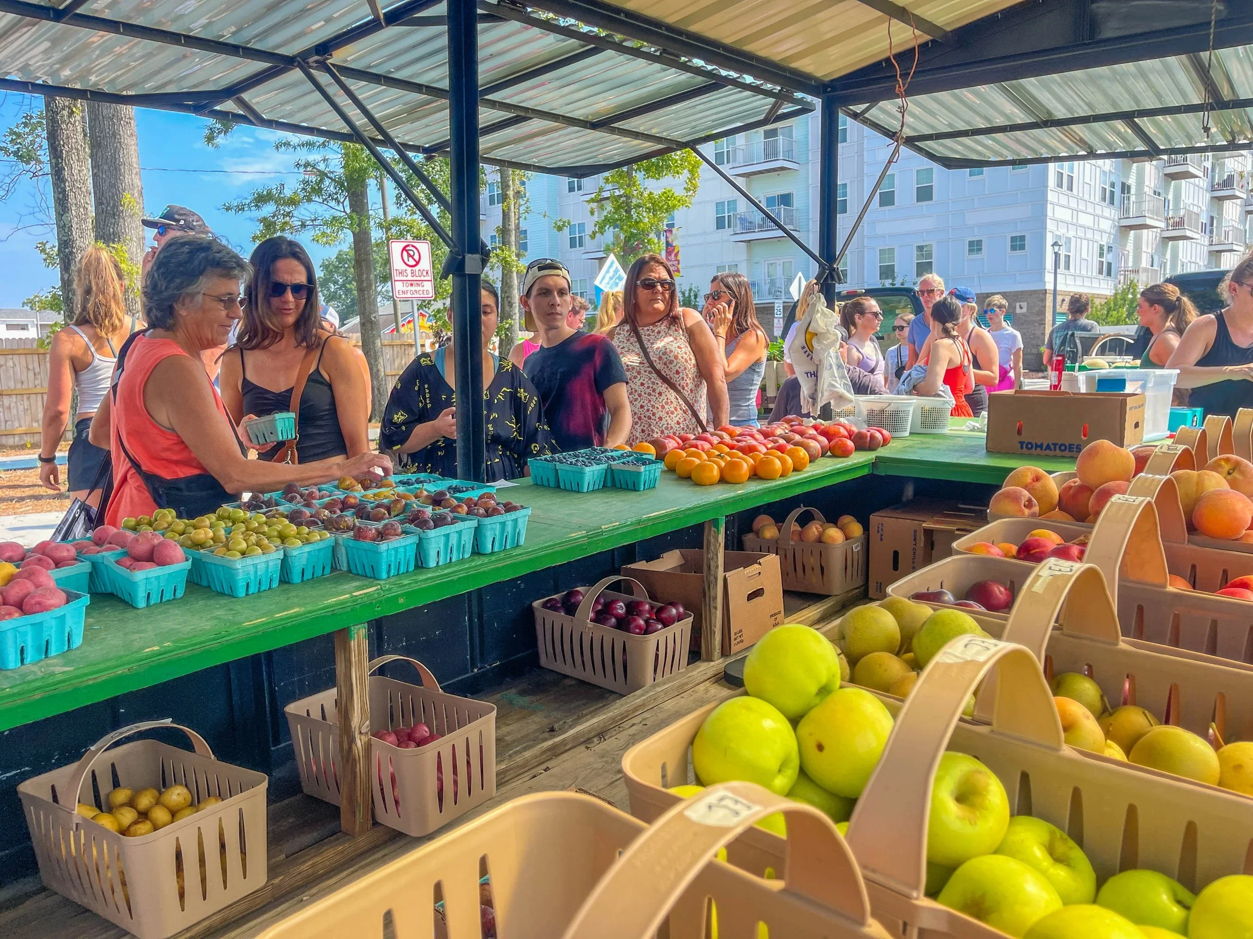 Local produce, amazing variety, and delicious tastes at the Virginia Beach Farmer's Market. Be sure to take some home for your favorite recipes!