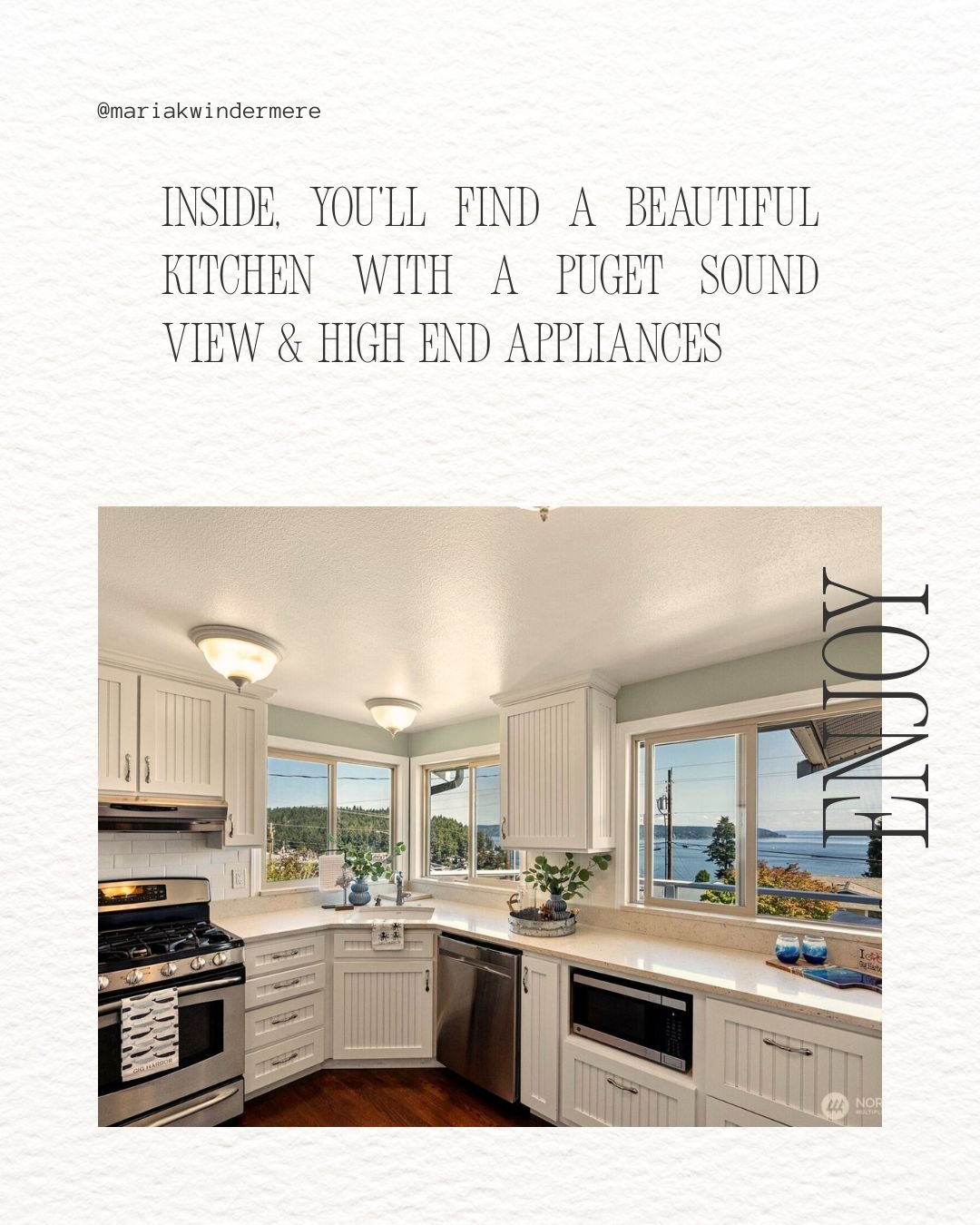 Aerial drone videography of a luxury waterfront home in Gig Harbor Washington for a real estate listing.