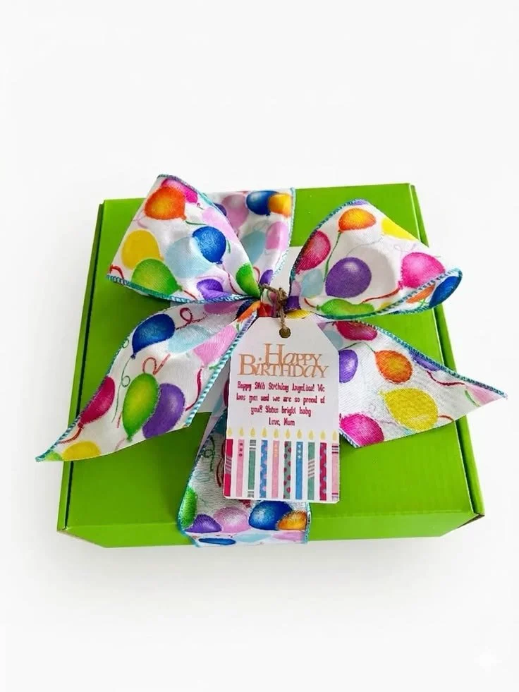 Birthday Gift Box | Gourmet Chocolate Covered Pretzels | Gift for Her or Him (6 pretzels)