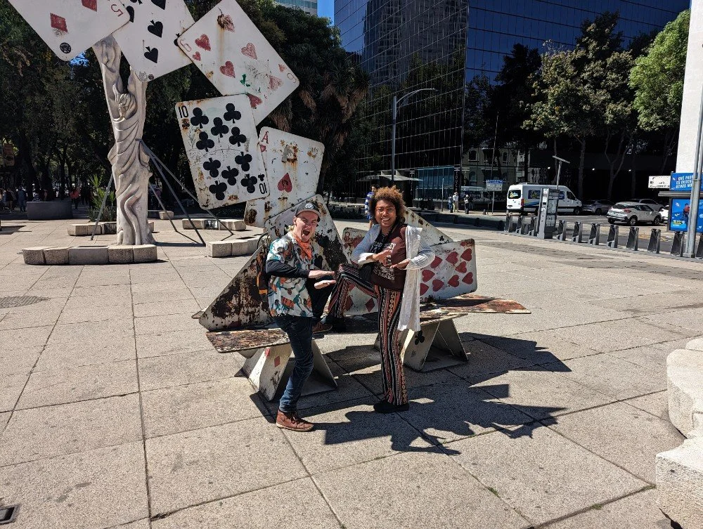 Is Mexico City Worth Visiting - A Traveler’s Perspective 21 Bench made of playing cards in Mexico City