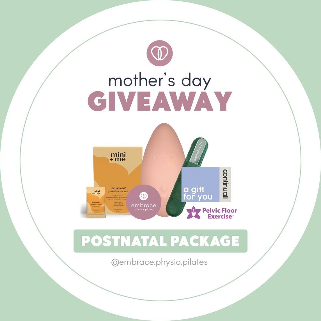 🎉 EMBRACE MOTHER&rsquo;S DAY GIVEAWAY 🎉

In celebration of all the mothers to be and mother&rsquo;s of many, we have created an amazing giveaway with some incredible women&rsquo;s health businesses! 

Our second giveaway is for a postnatal package 