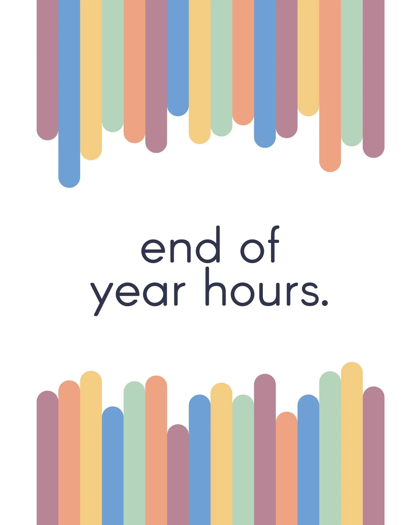 With the end of year fast approaching, make sure you book in any last minute appointments or classes as we will be taking a short end of year break 🌟

Book online or via reception ! 💗

#pelvichealthphysio #physiopilates #clinicalpilates #womensheal