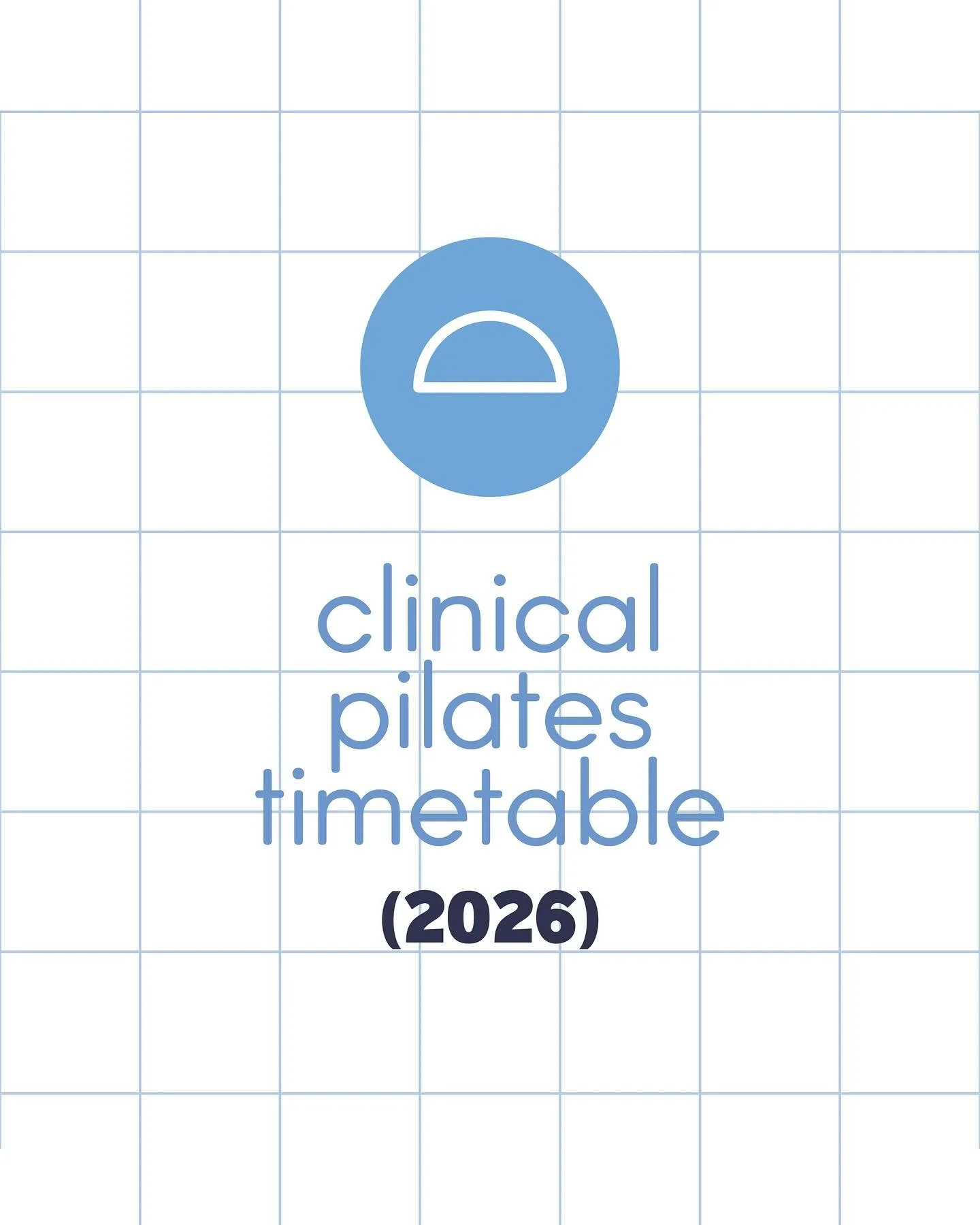 Check out our new Pilates timetable for 2026!&nbsp;

We have a brand new class Embrace STRONG (asked for by our community) which is focused on traditional strength training principles and movements with an emphasis of course on pelvic floor health.&n