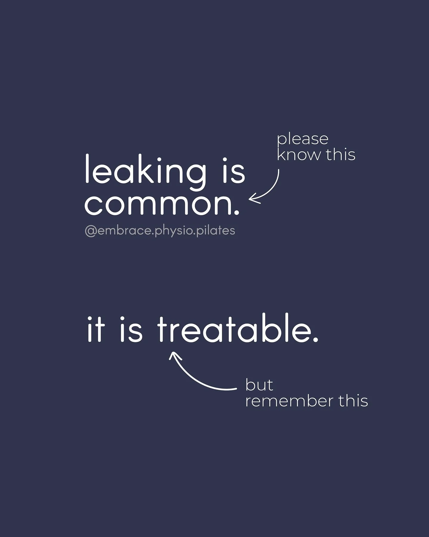 Leaking is something many women experience, but it is often brushed off as something you just have to live with.

Whether it happens when you cough, laugh, run, jump or exercise, it is a sign that your pelvic floor may need some support and the good 