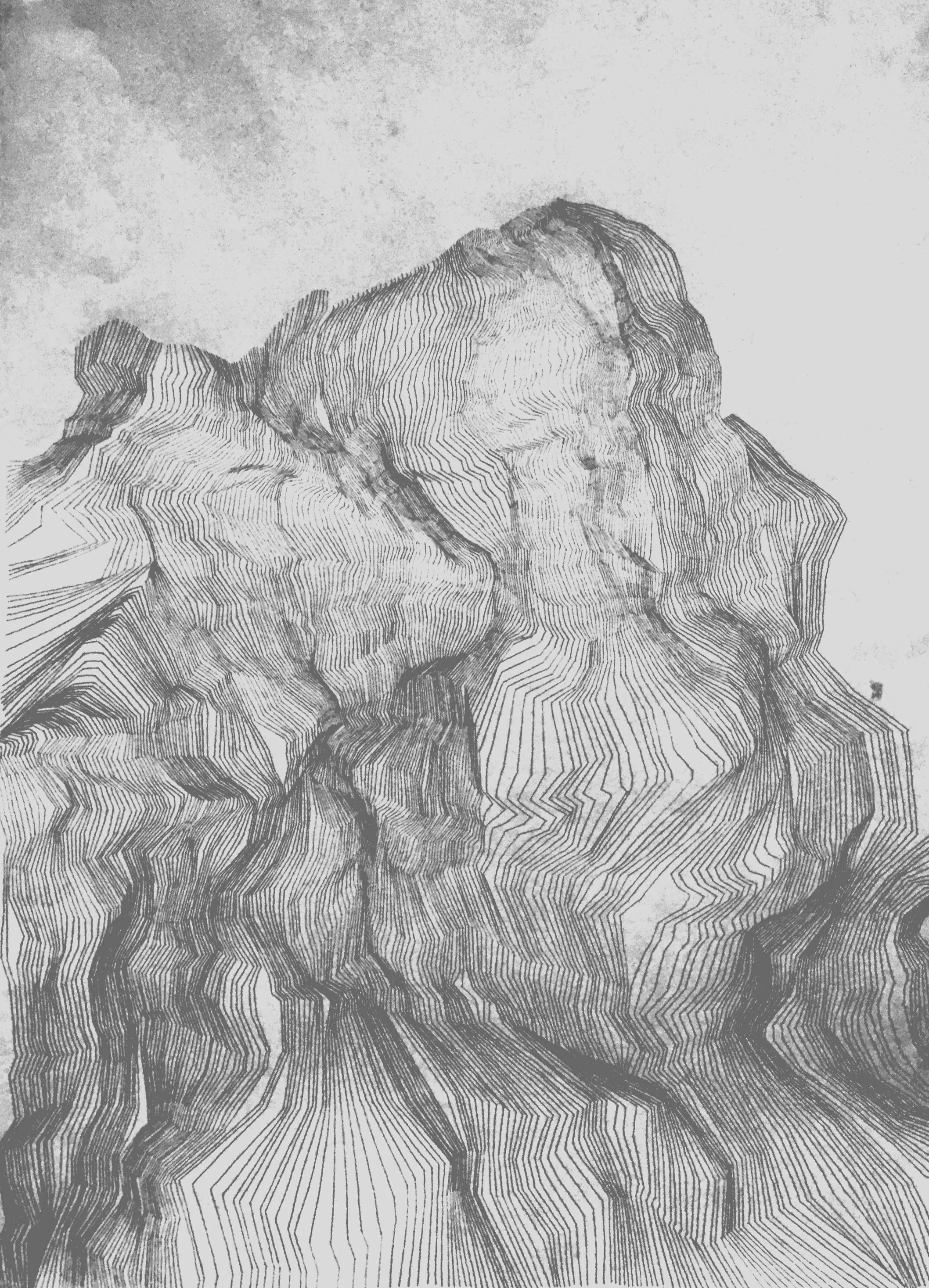 Linienzeichnung 1 - Bleistift