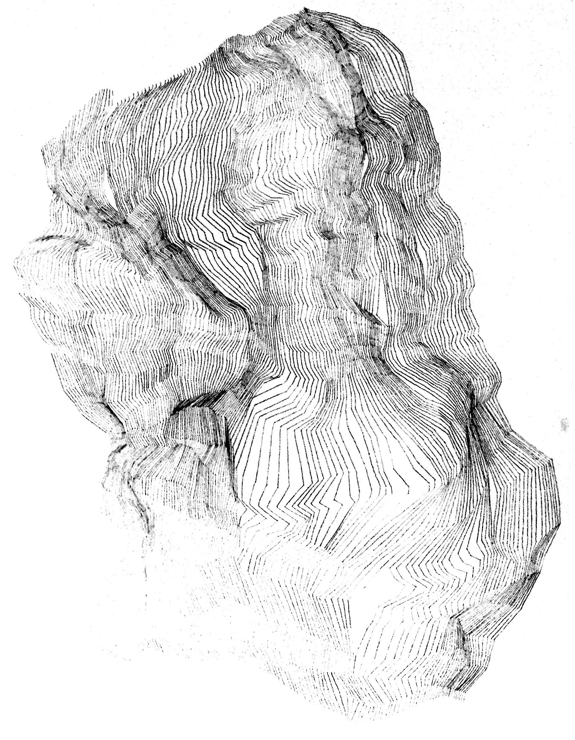 Linienzeichnung 2 - Bleistift