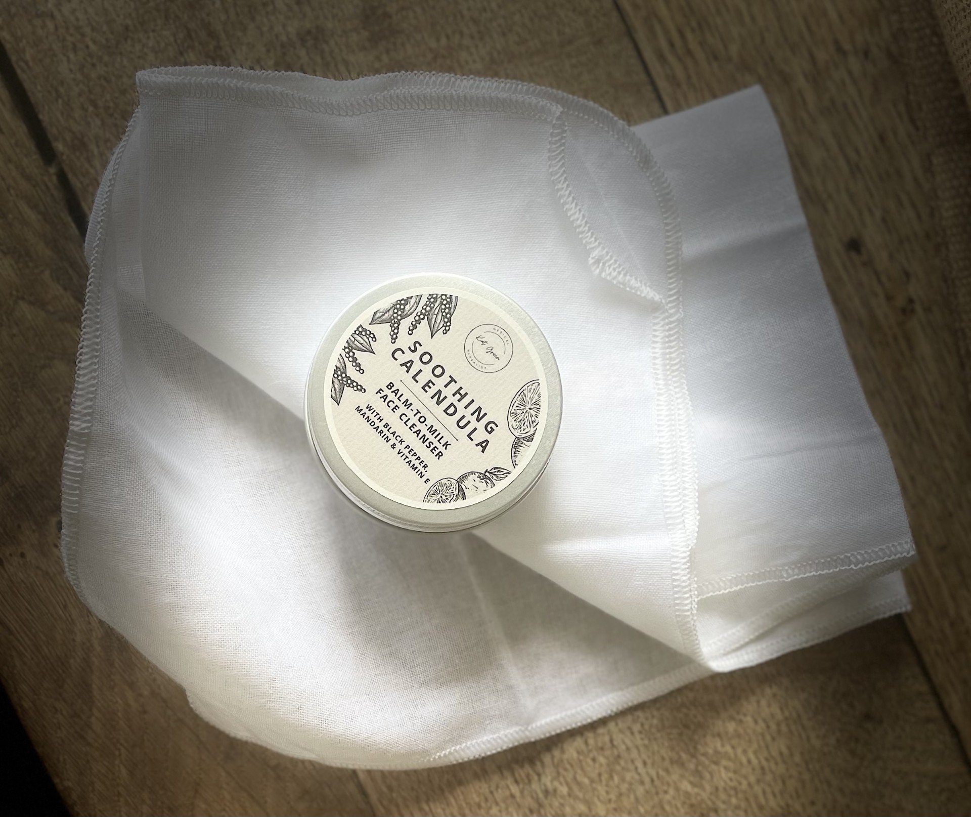 natural skincare soft cotton muslin face cloth