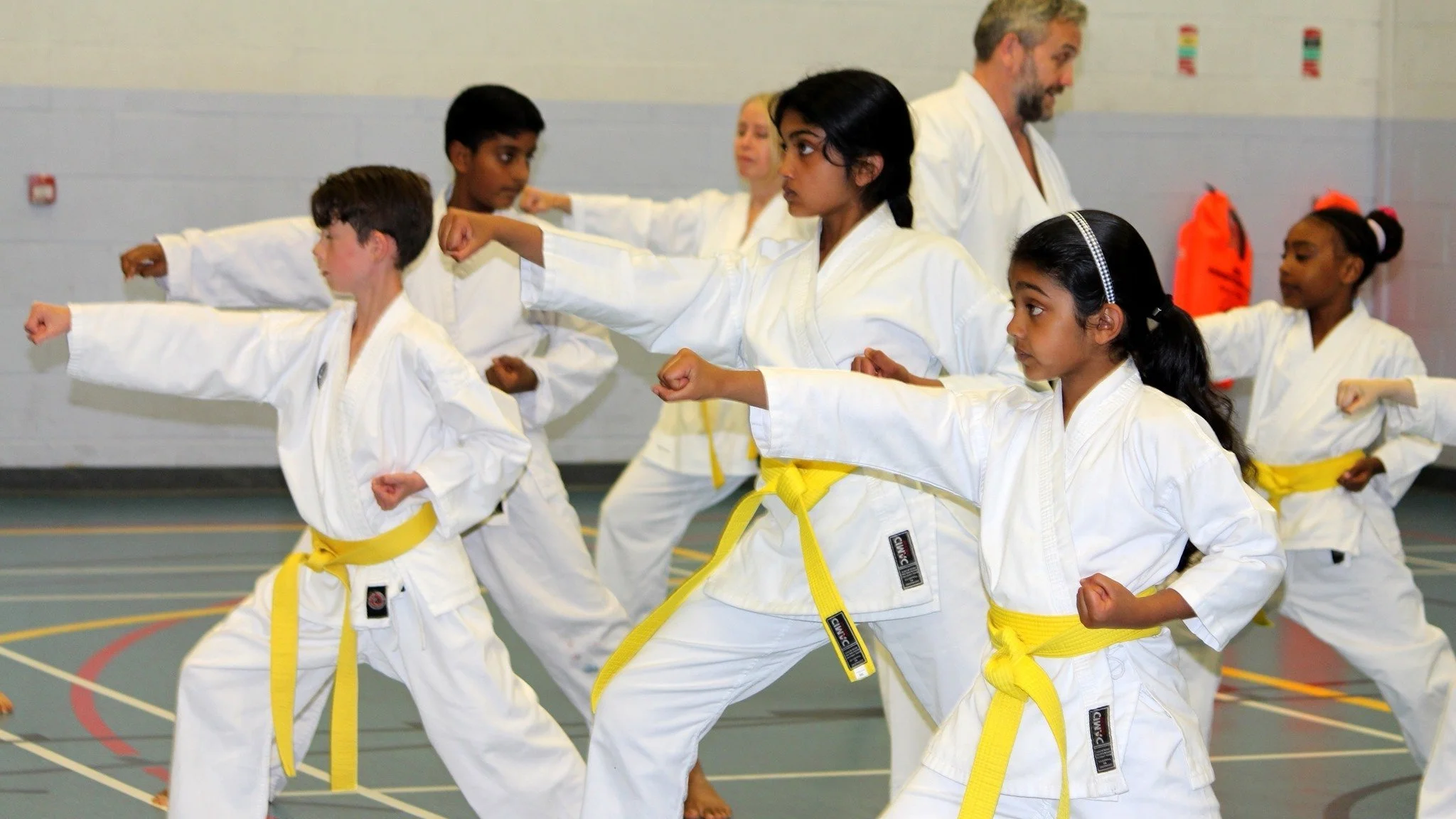 Kyu grading (White to Yellow) Adamstown