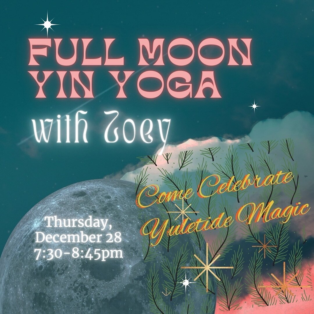 Come and experience the final full moon of 2023 and celebrate Yule in community. 🌕🍁🪵🌲

We&rsquo;ll see you Thursday night!