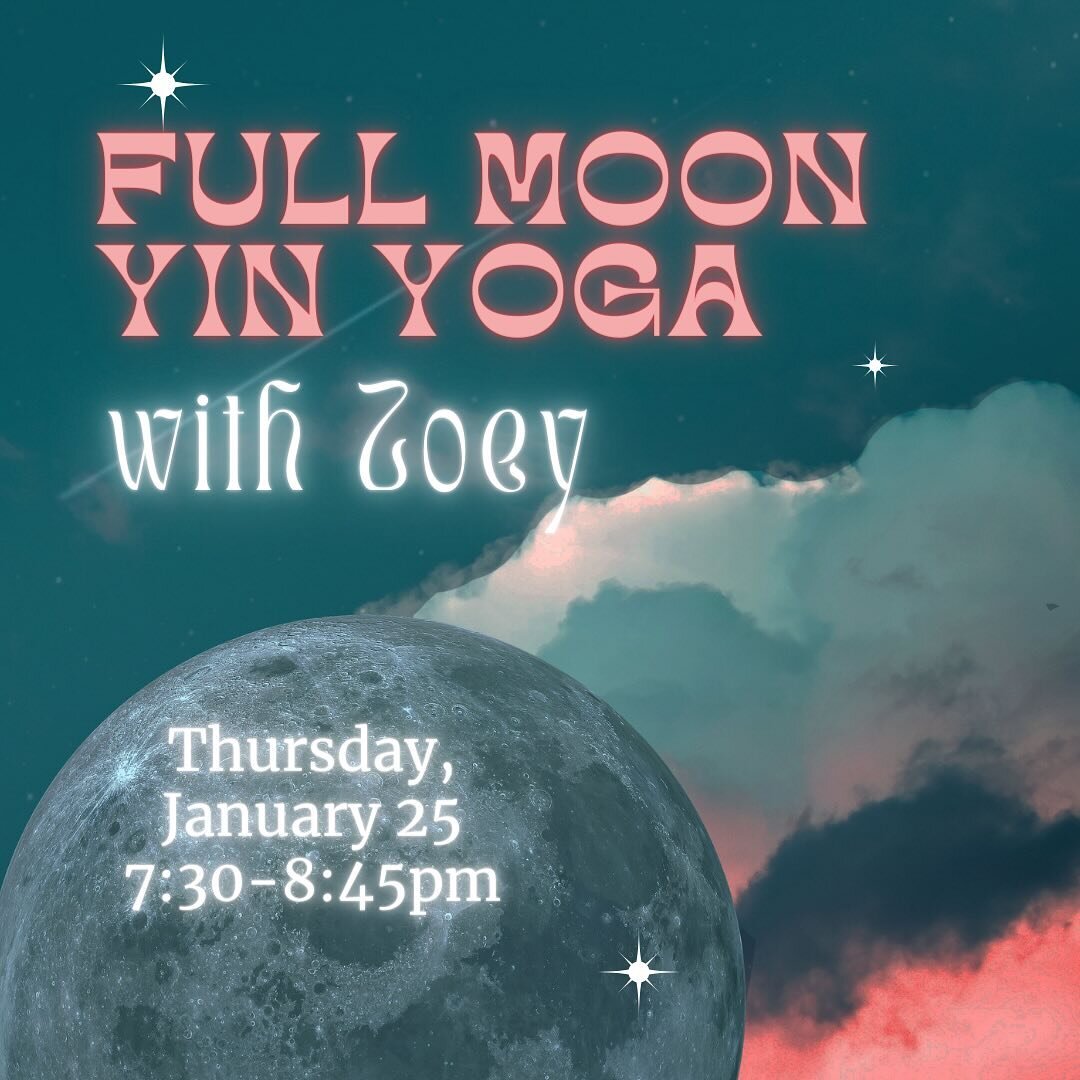 Join Zoey this Thursday for a full moon Yin Yoga session that will have you releasing all the old stories and feeling all the zen.🤍

Our pop-up Yin Yoga and soon to be meditation sessions are included for our Monthly Members. ✨ First month of member
