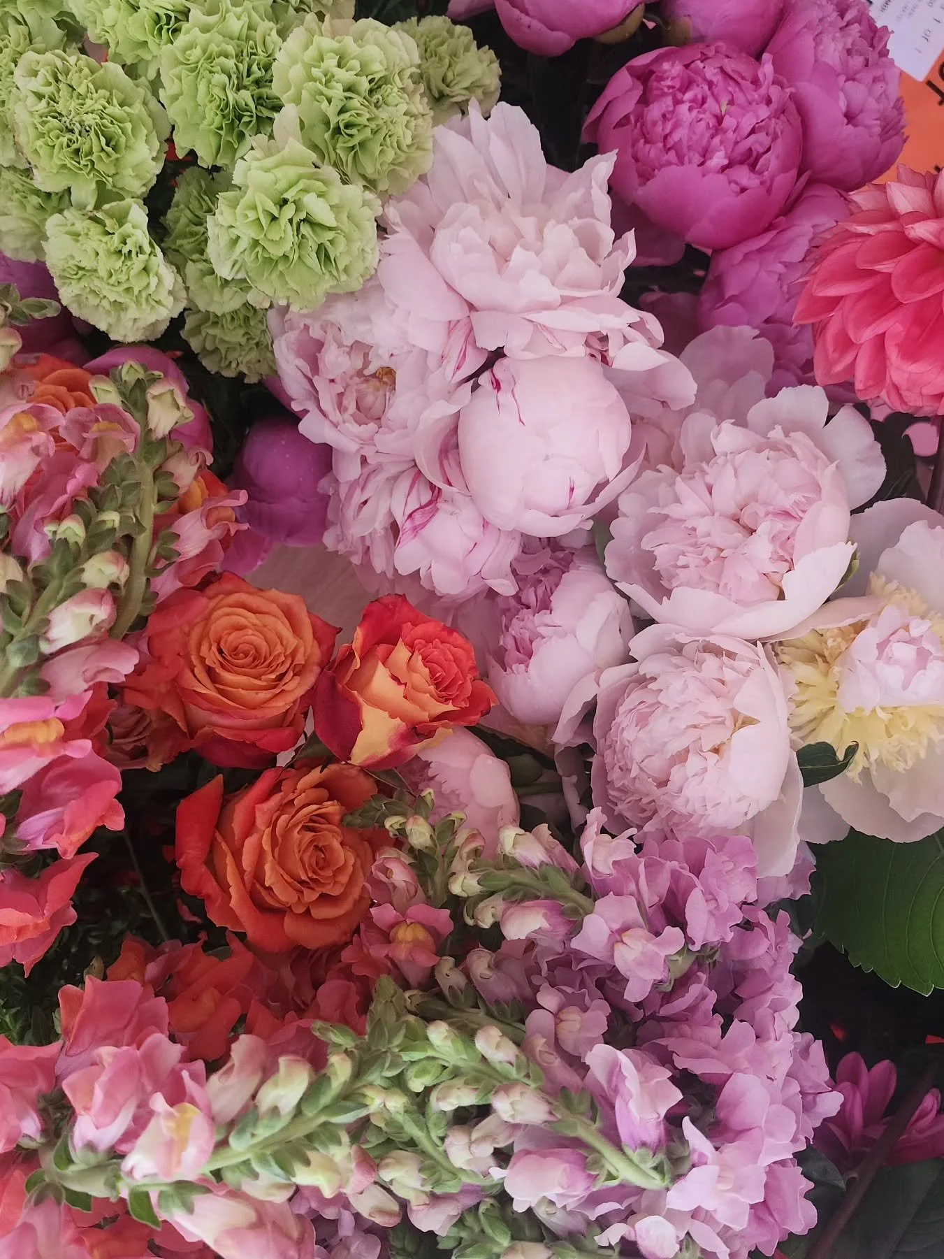 Todays line up of buckets are punching some serious colour