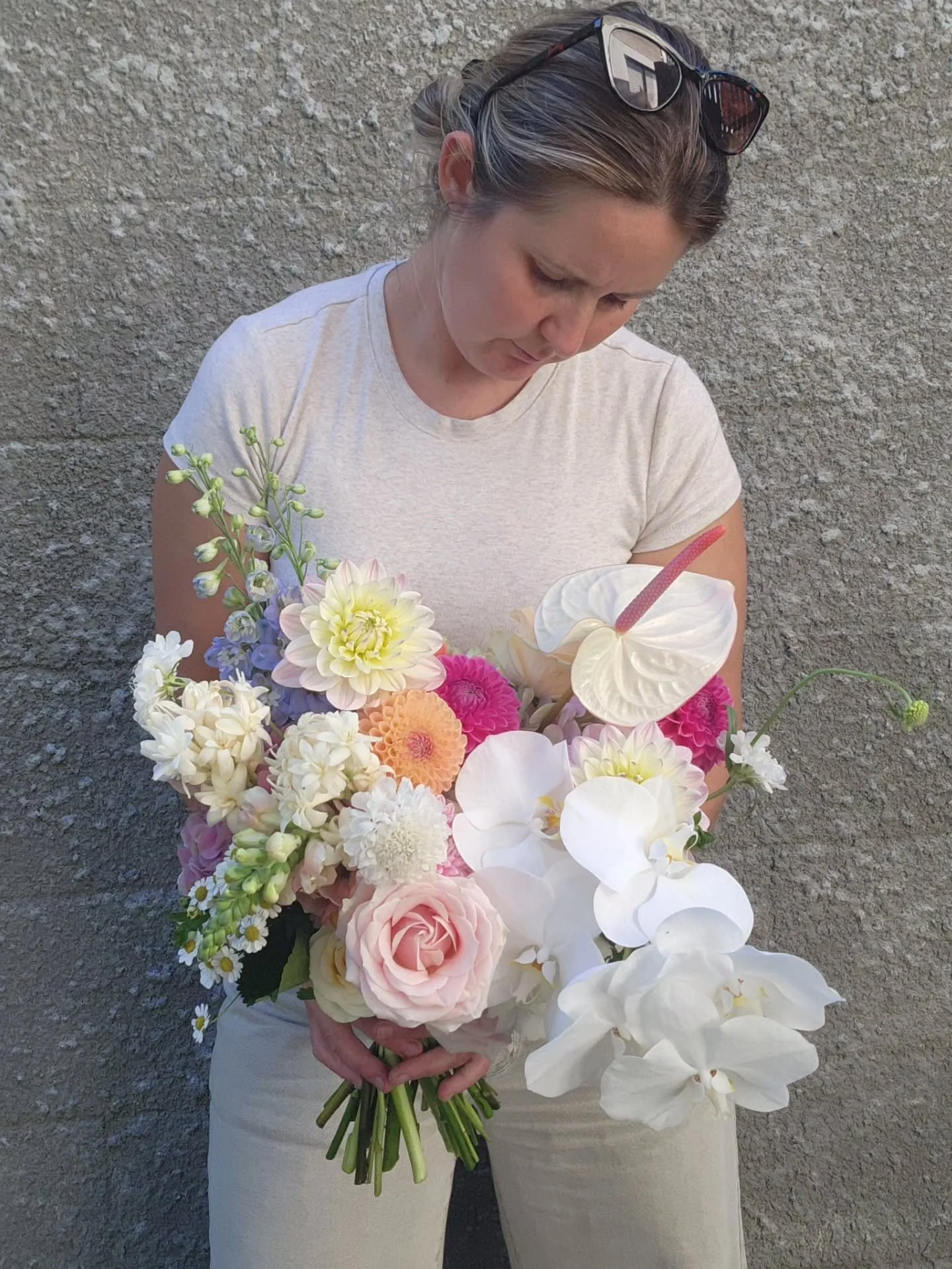 For Jess

Married yesterday @goodincountrygarden on the most perfect Autumn day. 

Stretching out the last of the dahlias as long as we can for the March Brides

The flowers were collected by friends so we'll have to patiently wait for pictures to se