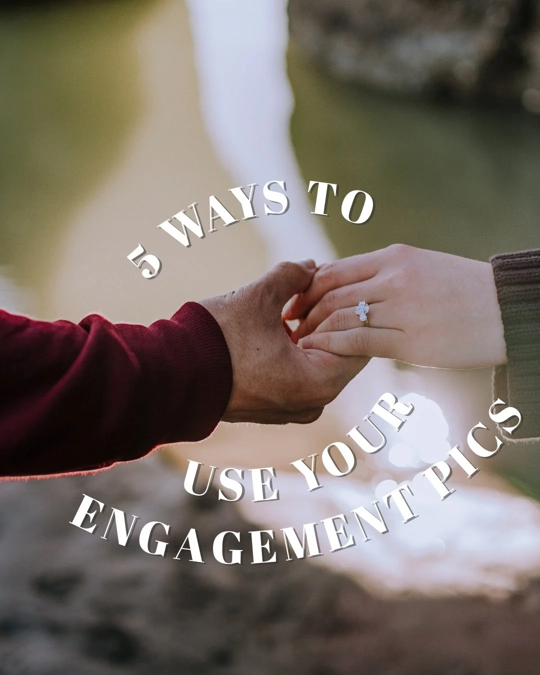 Hot take: engagement sessions are wildly underrated.

They&rsquo;re not just &ldquo;practice photos.&rdquo; They:

&ndash; Help you feel natural on your wedding day
&ndash; Give you content for your invites + website
&ndash; Create meaningful prints 