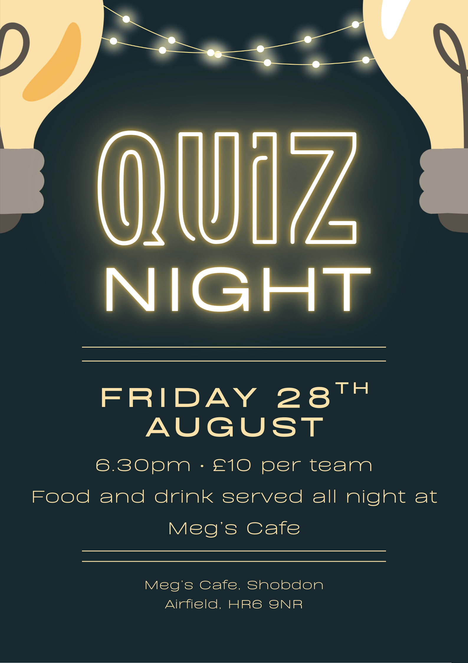 Quiz Night - August 28th
