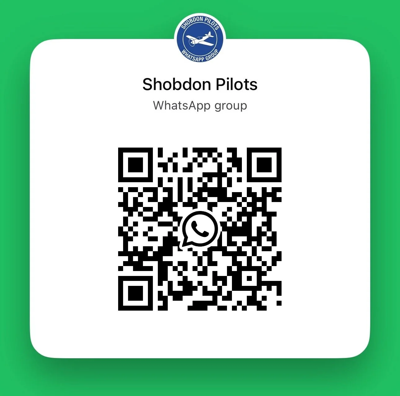 Shobdon Pilots QR Code