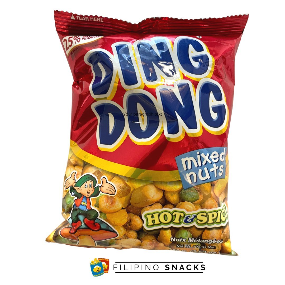 Indulging in the irresistible crunch of Ding Dong, the classic Filipino snack that never fails to satisfy! 🥜✨ Ding Dong is a beloved treat made with roasted peanuts coated in a crunchy and flavorful shell, delivering a burst of savory goodness with 