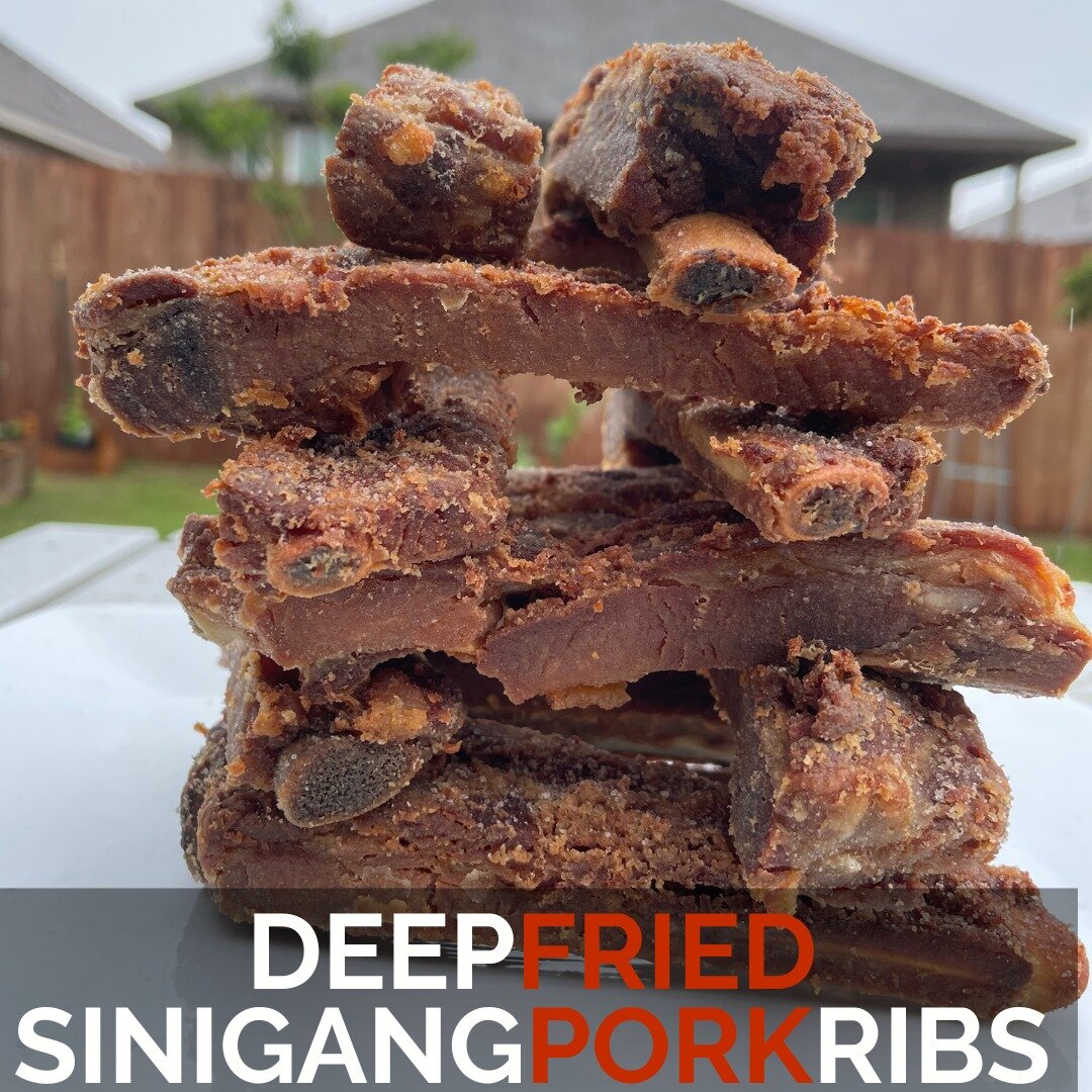 🔥 Introducing our sensational Deep-Fried Pork Sinigang Ribs recipe! 🔥 Prepare to embark on a flavor-filled adventure as we put a delectable twist on a Filipino favorite. 🇵🇭✨

💥 We've taken succulent pork ribs and elevated them to new heights by 