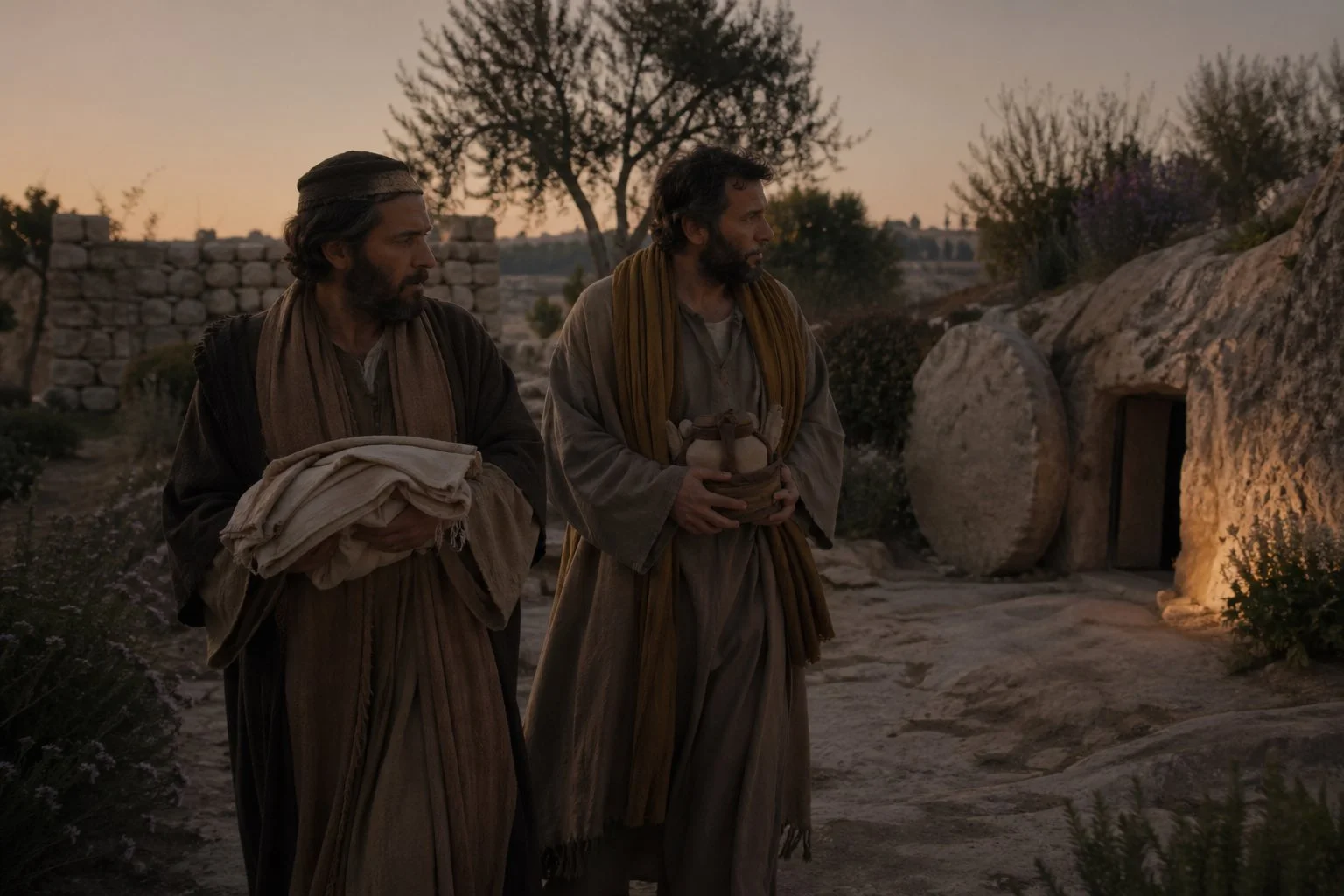 Joseph and Nicodemus stepped forward when there was nothing left to gain.
