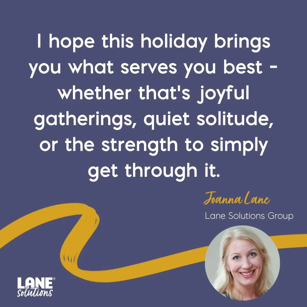 It’s not only about the holiday