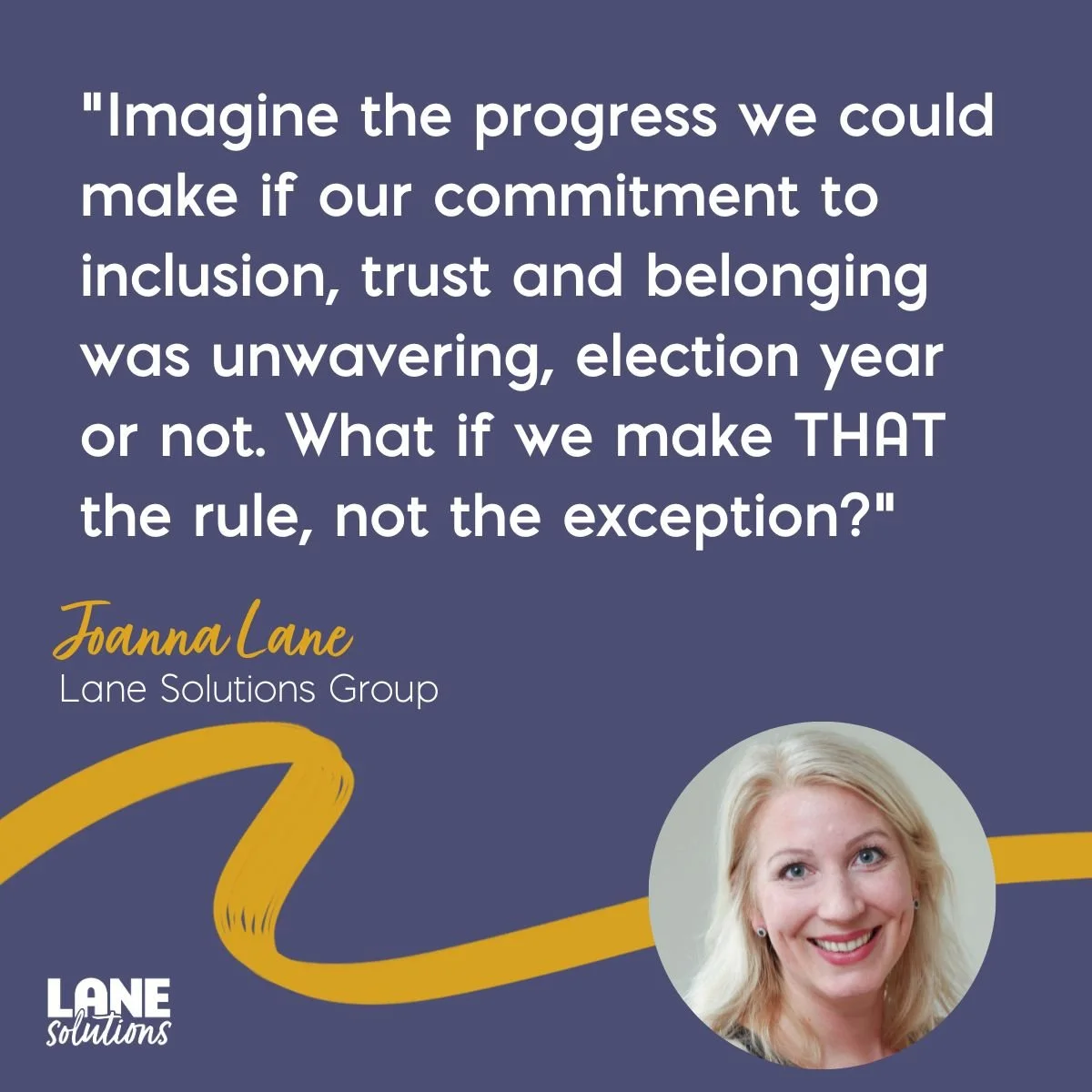 We can’t hit pause for politics