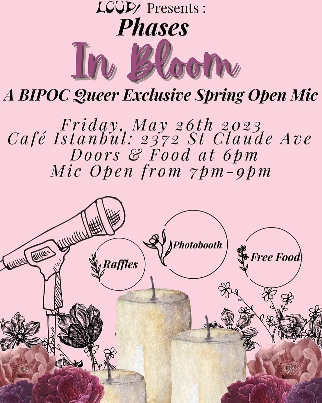 Young BIPOC, Queer, and Trans folks🗣️Where y'at???🤪🏳️&zwj;🌈🏳️&zwj;⚧️
&bull;
Do you like free food and giveaways? Have you been looking to build community? Do you want a chance to offer up your art? Look no further, we got us!🌈🌸
&bull;
Pull up 