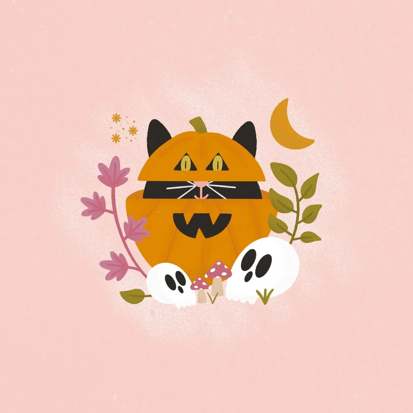 Little illustration from last October 🐈&zwj;⬛🎃