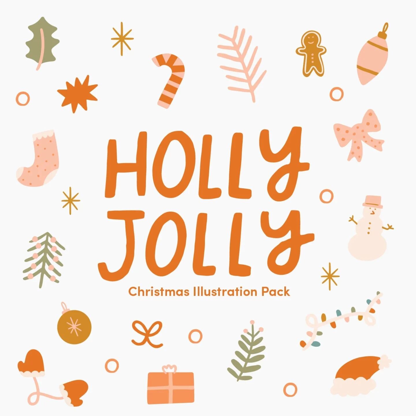 ✨NEW✨ The Holly Jolly illustration bundle. Comes with:
.
🌲20 holiday vector illustrations
🌲Hand-lettered vector holiday phrases
🌲8 Seamless patterns.
.
Click link in bio to add some Christmas cheer to your next creative project.
.
Commercial licen