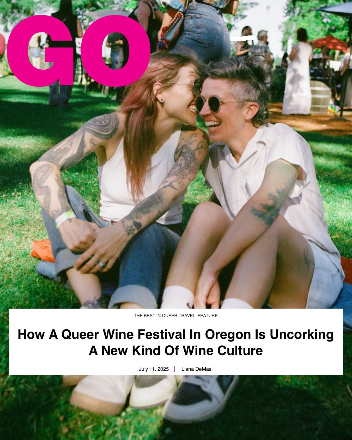 🏳️&zwj;🌈🦄🥂
What a powerful story in @gomagazineny today&mdash;a must-read! A big thank you to writer @lianademasi for diving into the larger story of LGBTQ+ representation in rural communities and for sharing some personal stories from participat