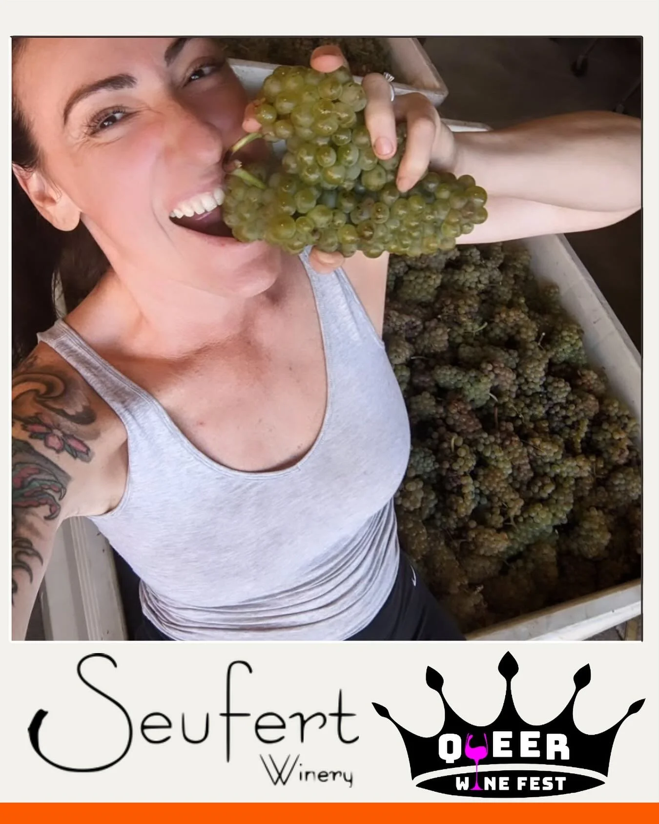 Bonus Pour!! 
Seufert Winery joins Queer Wine Fest for 2025! 

Seufert Winery is rooted in the rich land of the Willamette Valley and is dedicated to creating Oregon wine, the Oregon way. They create award winning natural wine to express the unique t