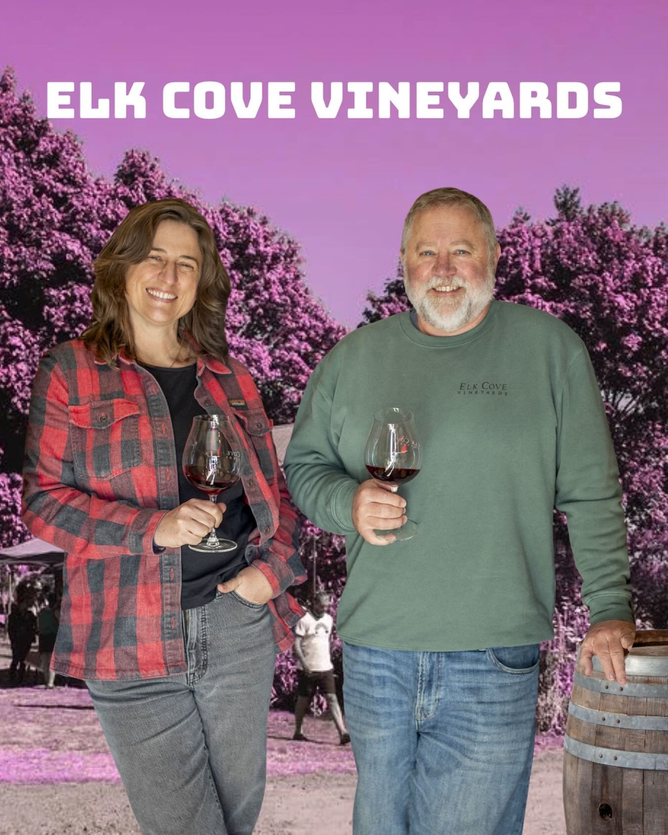 We can&rsquo;t imagine QWF without Elk Cove Vineyards... and thankfully we don&rsquo;t have to! 🌈🍷 

They&rsquo;ve been with us all five years of Queer Wine Fest; and somehow we love them a little more every single year (as if that were even possib