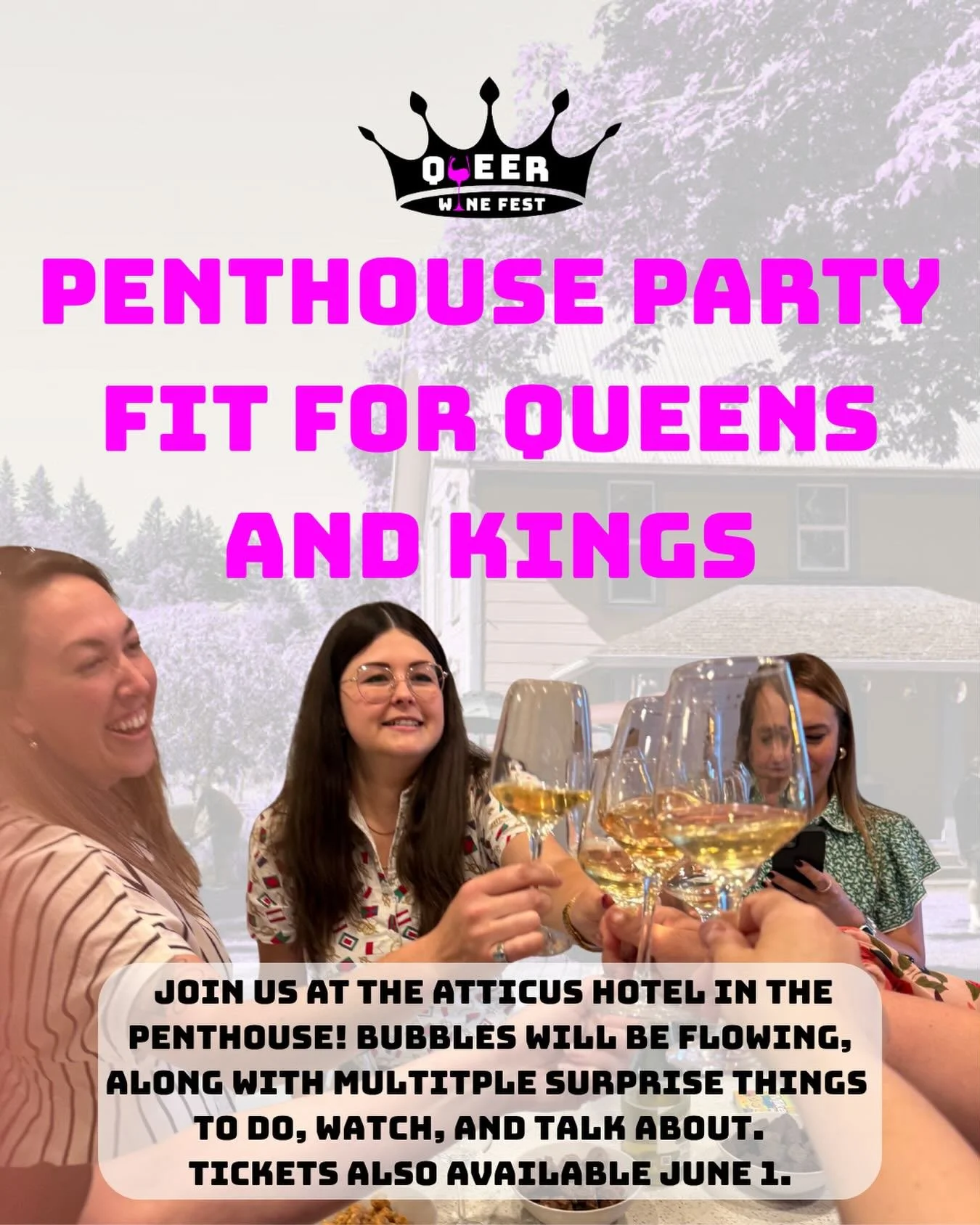 ✨ THE VIP PENTHOUSE PARTY ✨

Saturday night we start the celebration in the stunning historic Atticus Hotel in downtown McMinnville&hellip; and babe, she is serving luxury.

Bubbles flowing. Gorgeous rooms. Unexpected delights around every corner. Ea