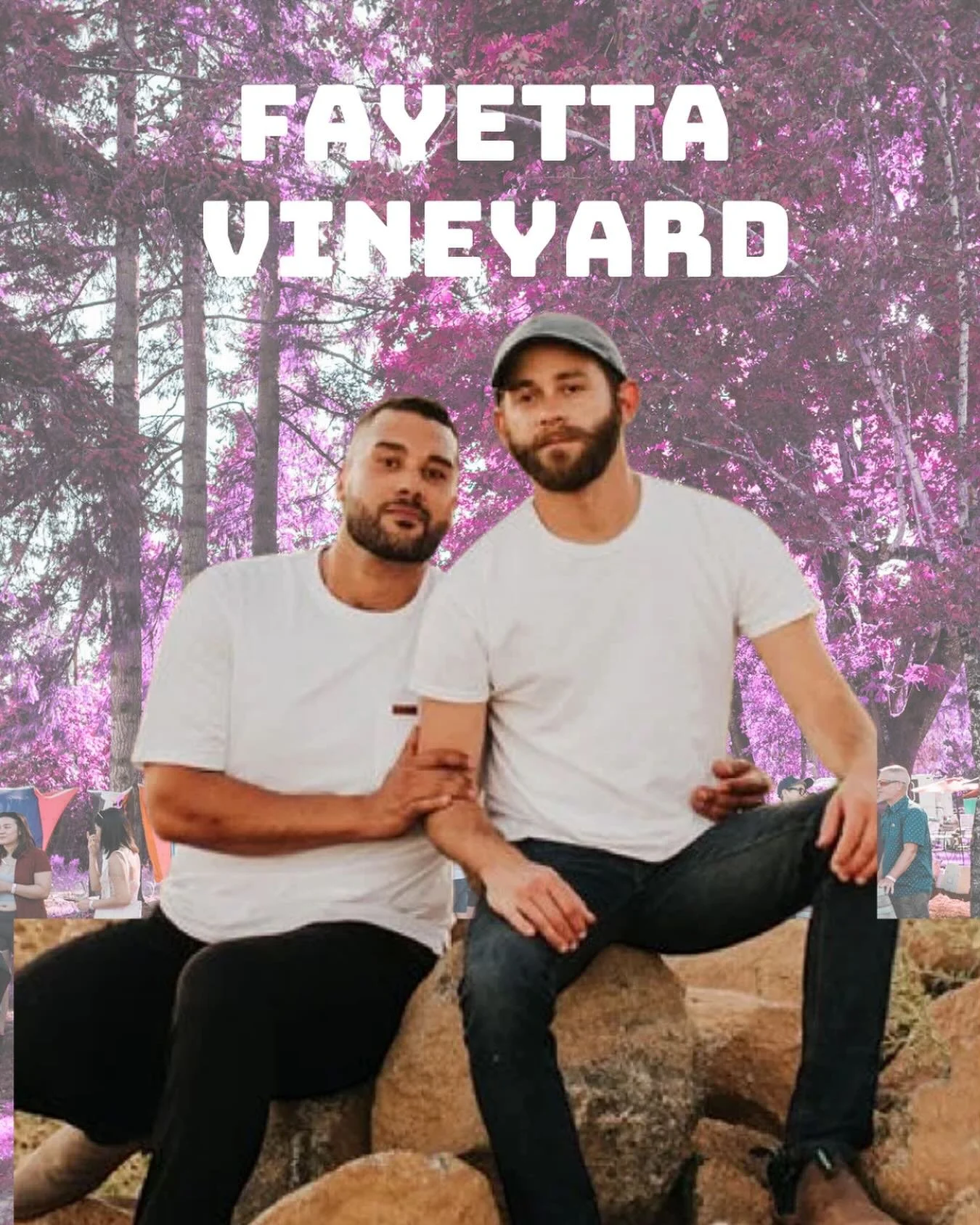 Please welcome Jacob and Fayetta Vineyard to QWF 🌈🍷🐐🦆

Since 2018, Jacob and his husband, Maged, have been organically farming 16 acres of Pinot noir... with a little help from ducks, goats, cows, and a highly motivated team of dogs and cats.

Th